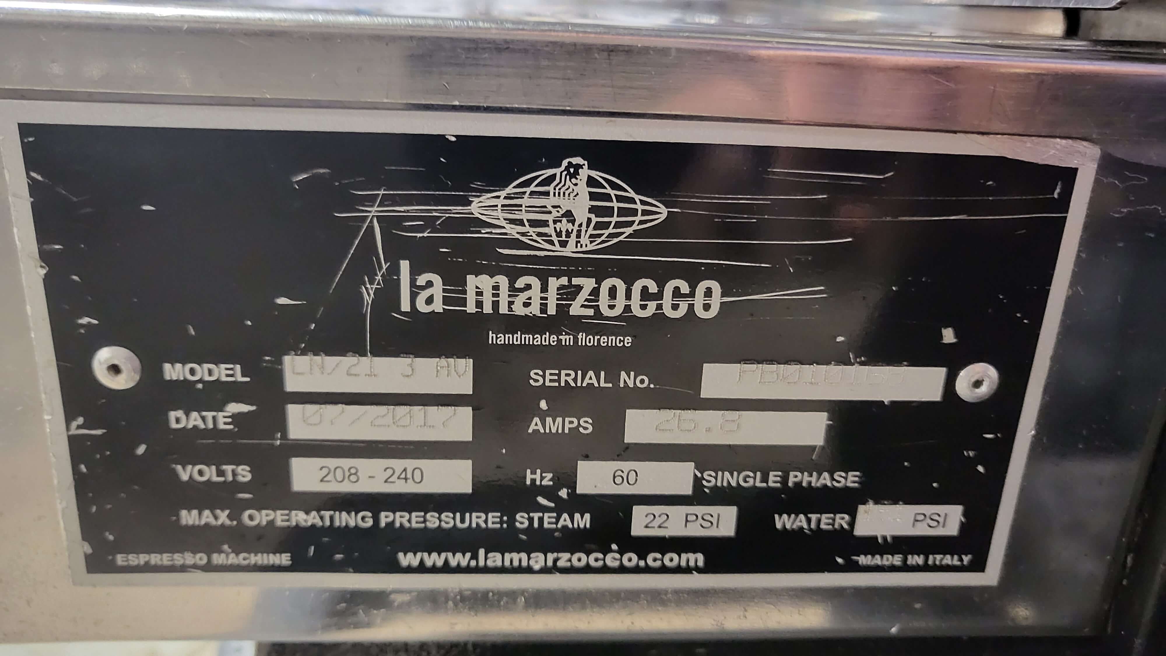 La Marzocco Linea Volumetric Three Group