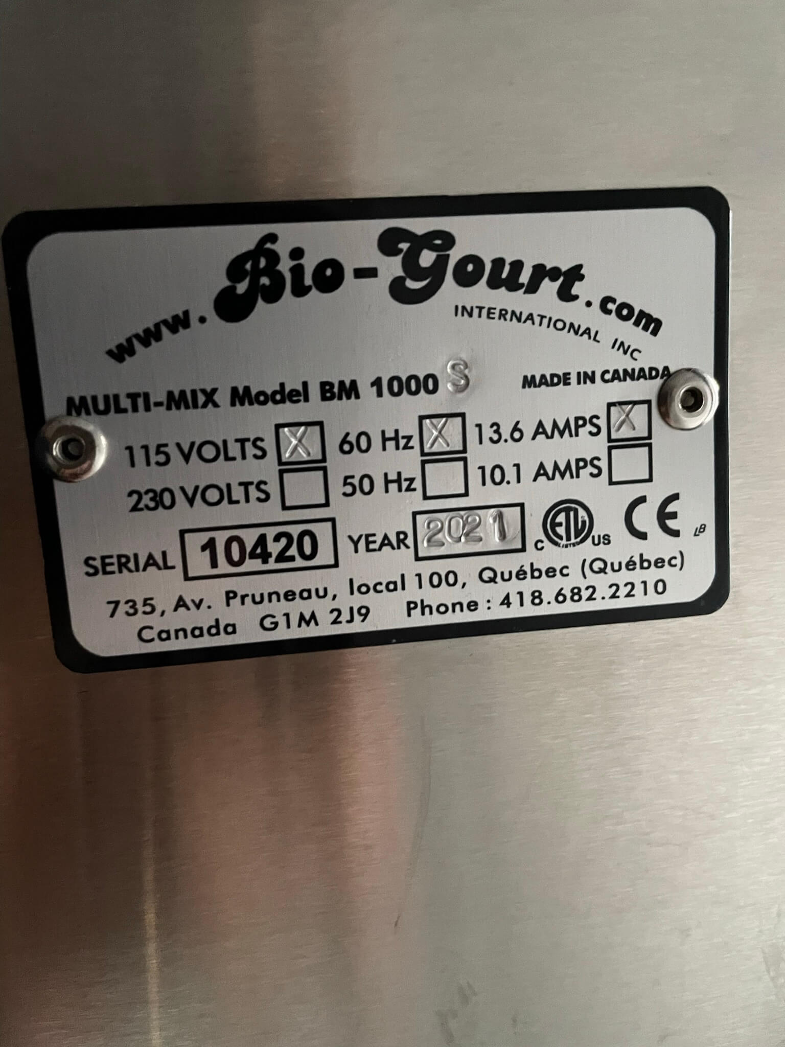 Thumbnail - Bio-Gourt BM 1000 Multi Mix Machine