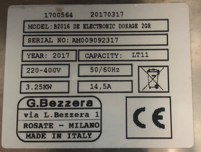 Thumbnail - Bezzera B2016 DE Espresso Machine