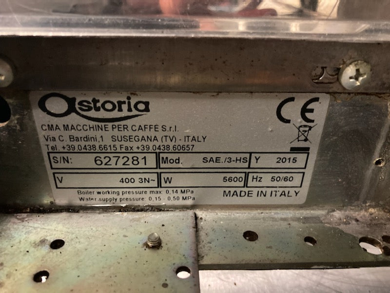 Astoria 3 Group Espresso Machine