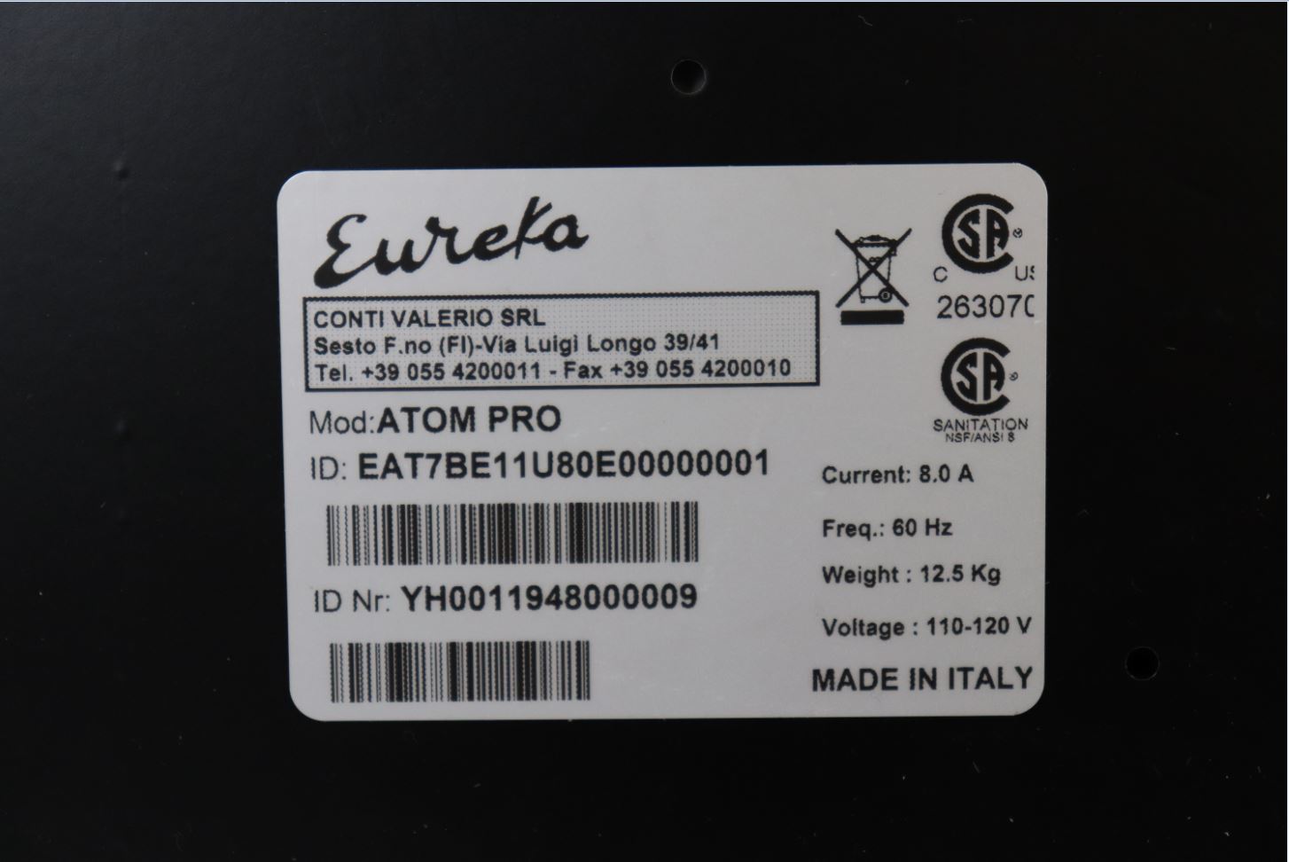 Thumbnail - Eureka Atom Pro Grinder
