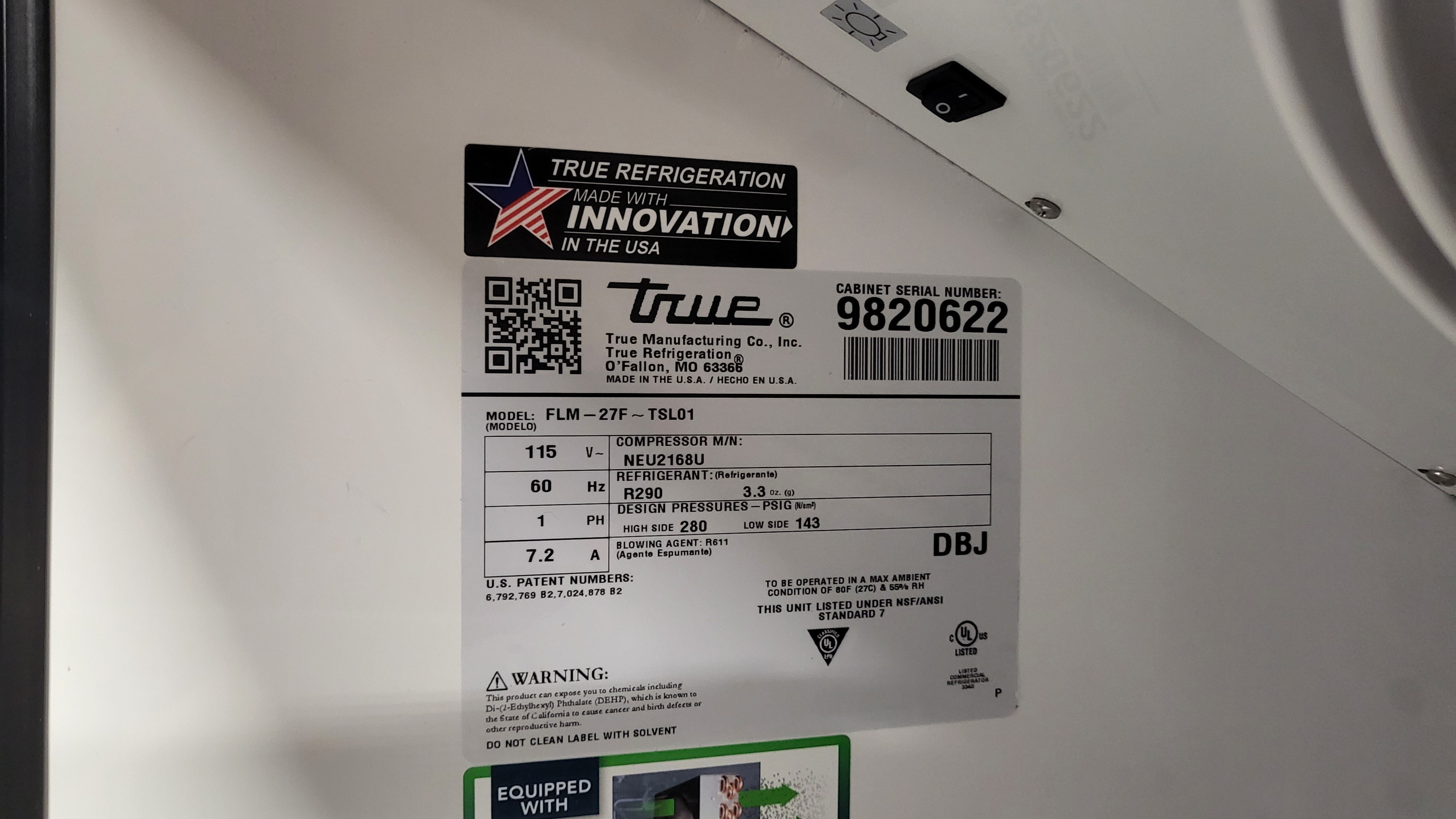 Thumbnail - True FLM-27F TSL01 One Door Refrigerant