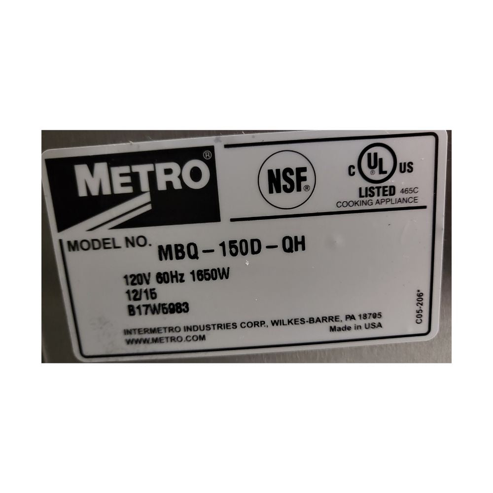 Thumbnail - Metro MBQ-150D-QH Heated Cabinet
