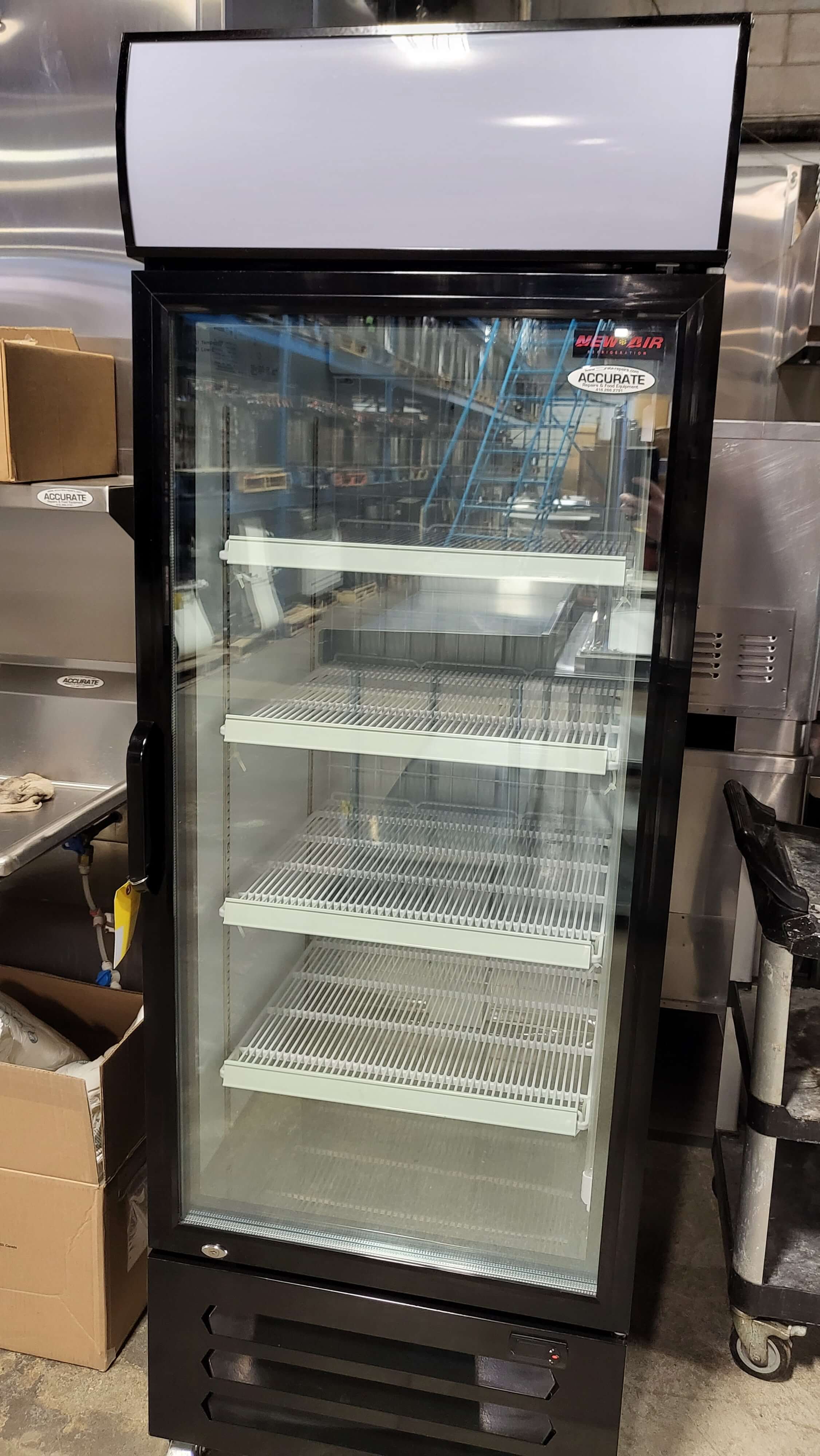 New Air NGF-054-H Glass Door Freezer
