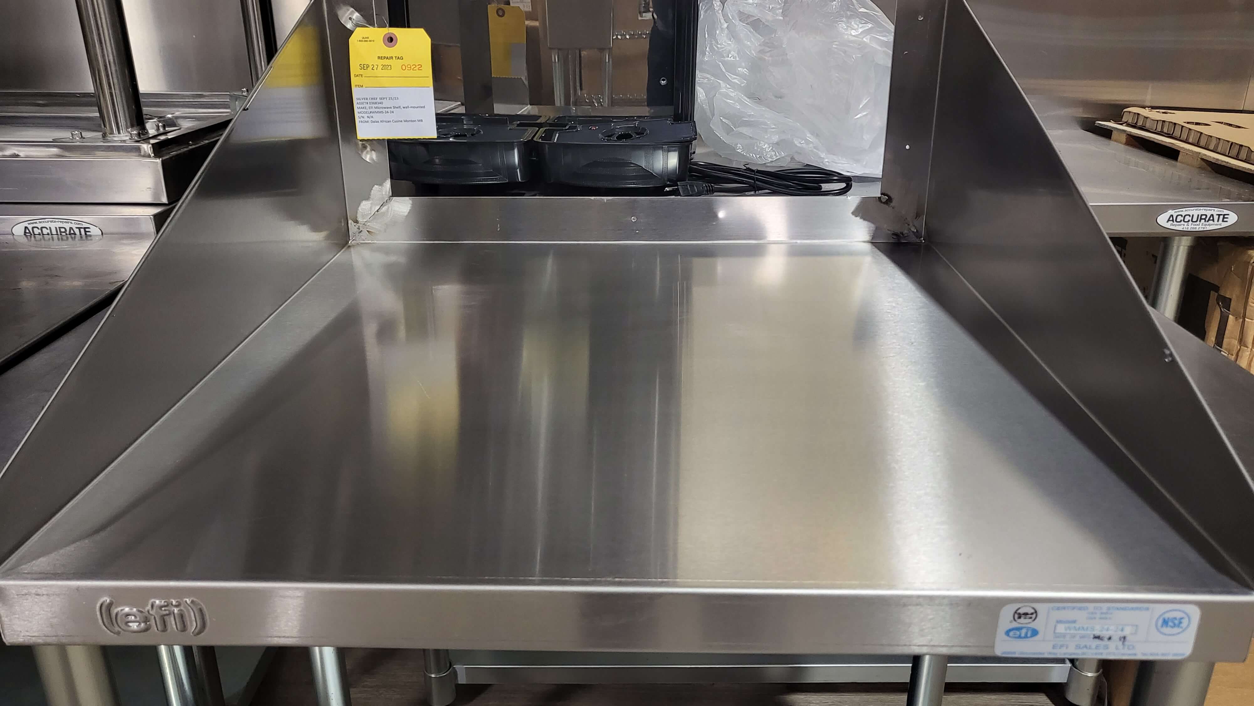 EFI Microwave Shelf, wall-mounted