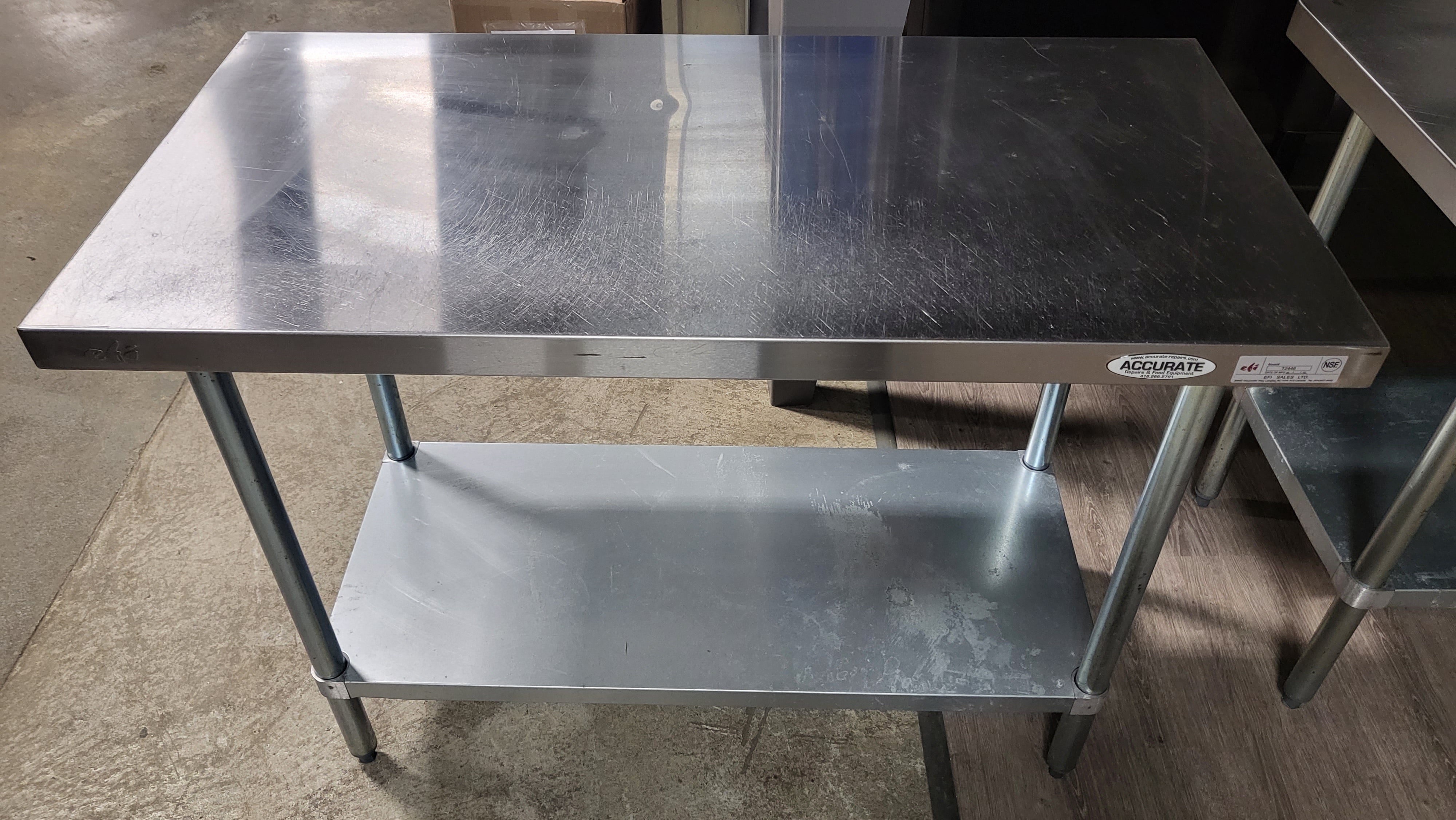 Thumbnail - EFI T2448 Stainless Steel Work Table