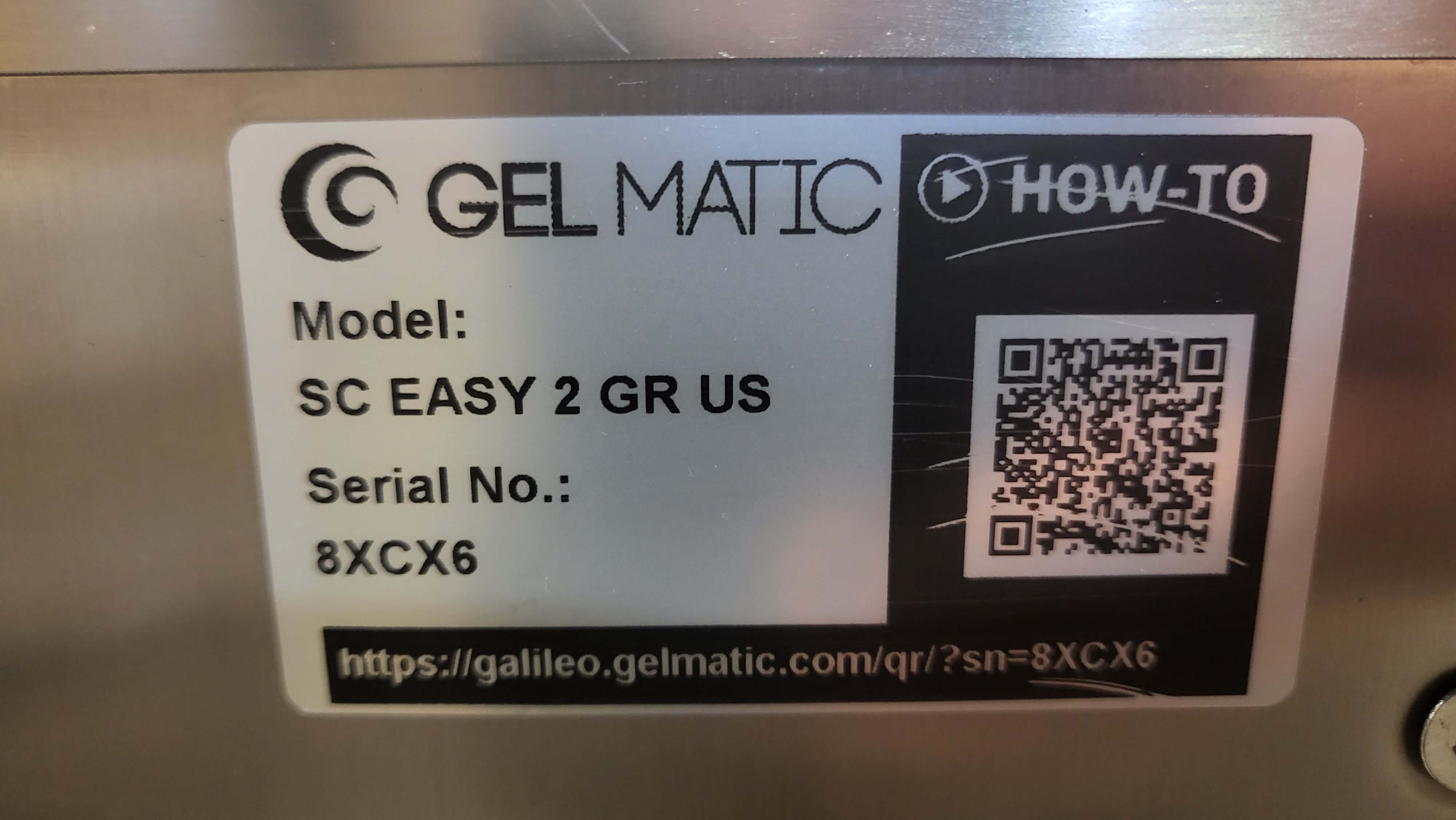 Thumbnail - Gel Matic SC-EASY-2GR Ice Cream Machine