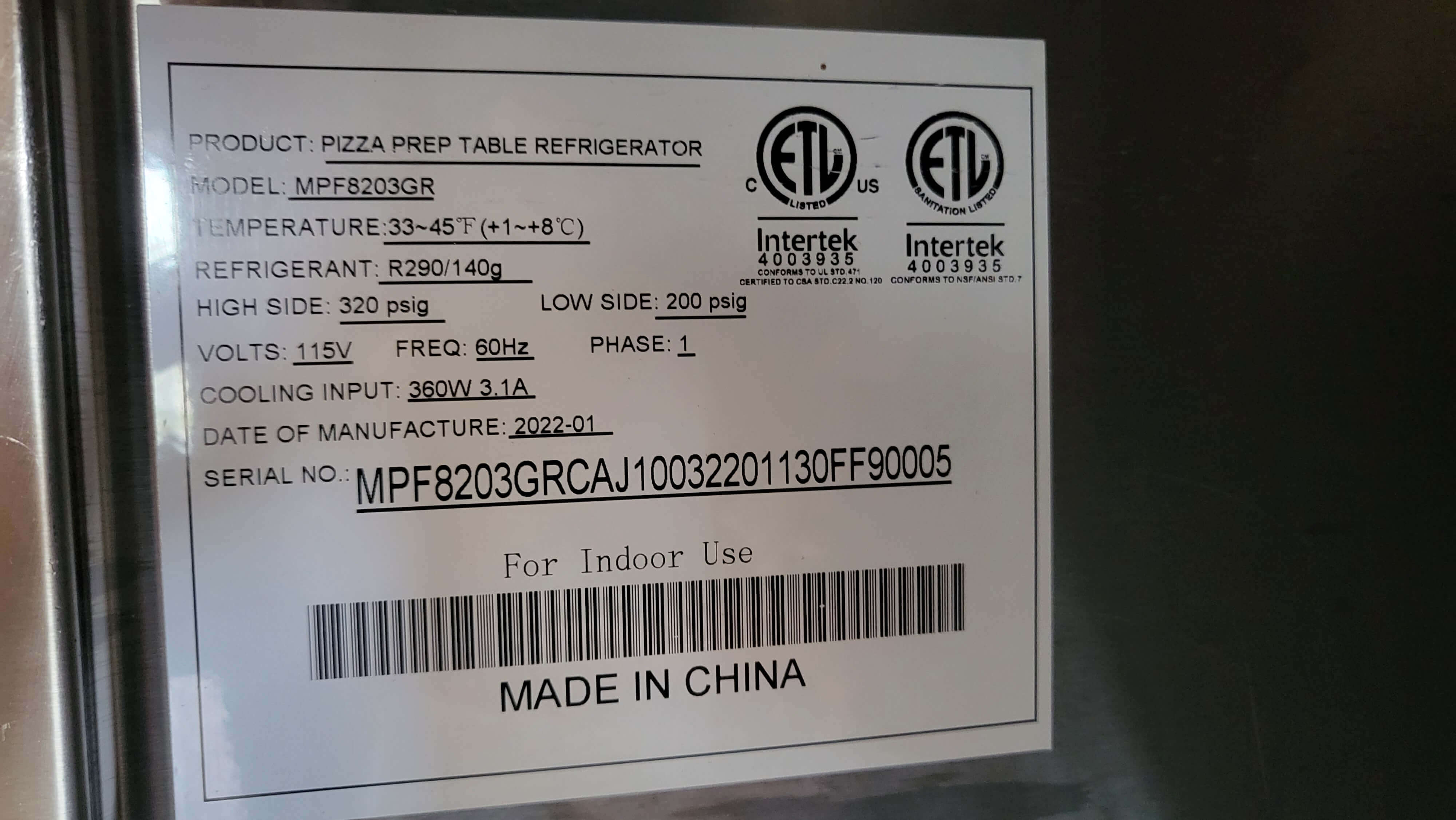 Thumbnail - Atosa MPF8203GR Pizza Prep Table