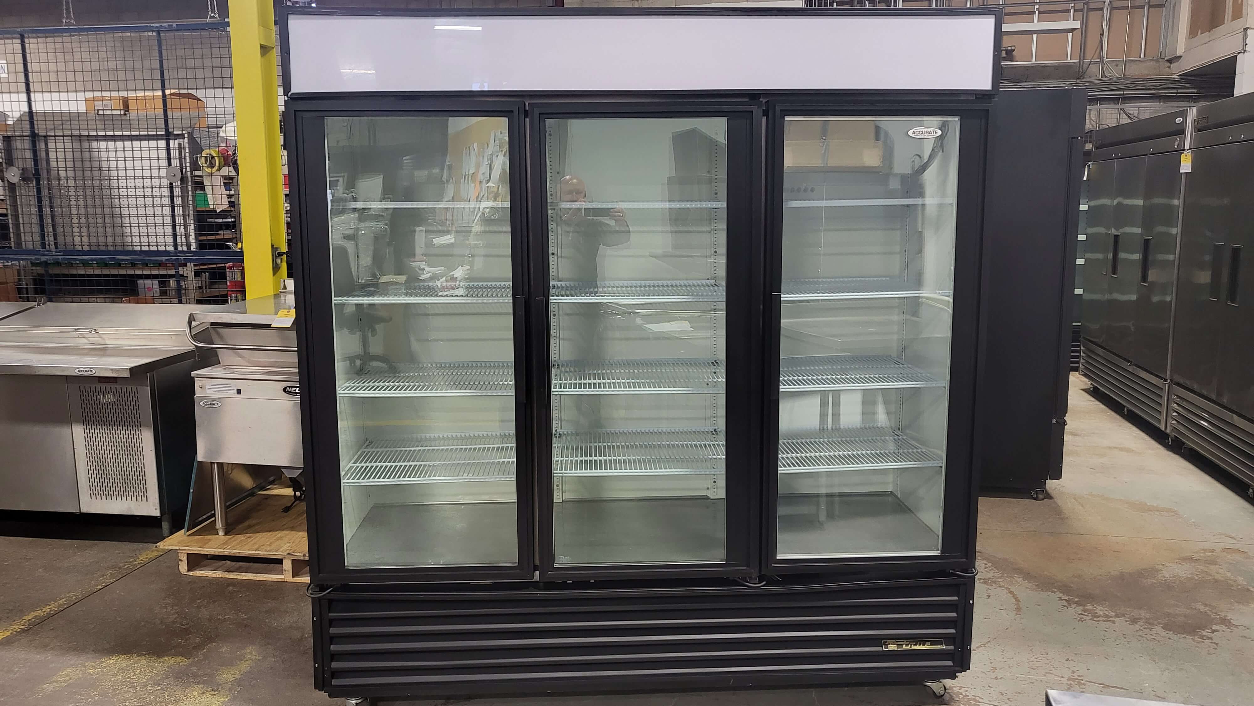True GDM-72F-LD Three Glass Door Freezer
