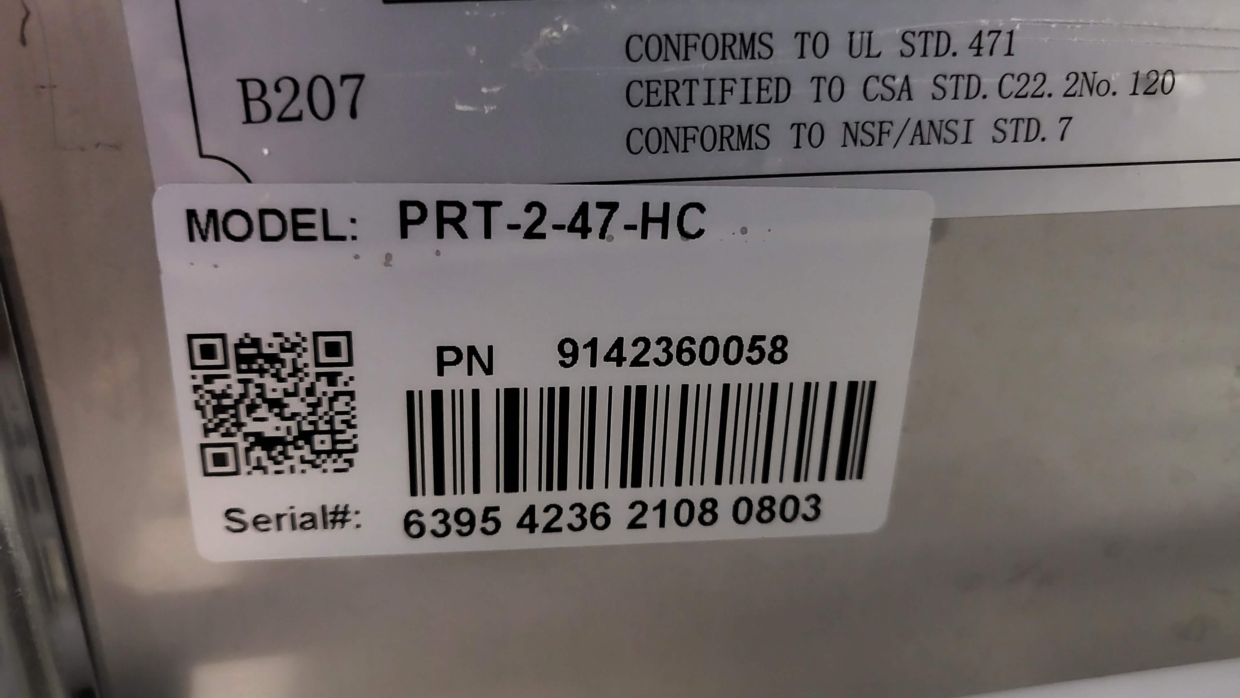 Thumbnail - Danair PRT-2-47-HC Prep Table
