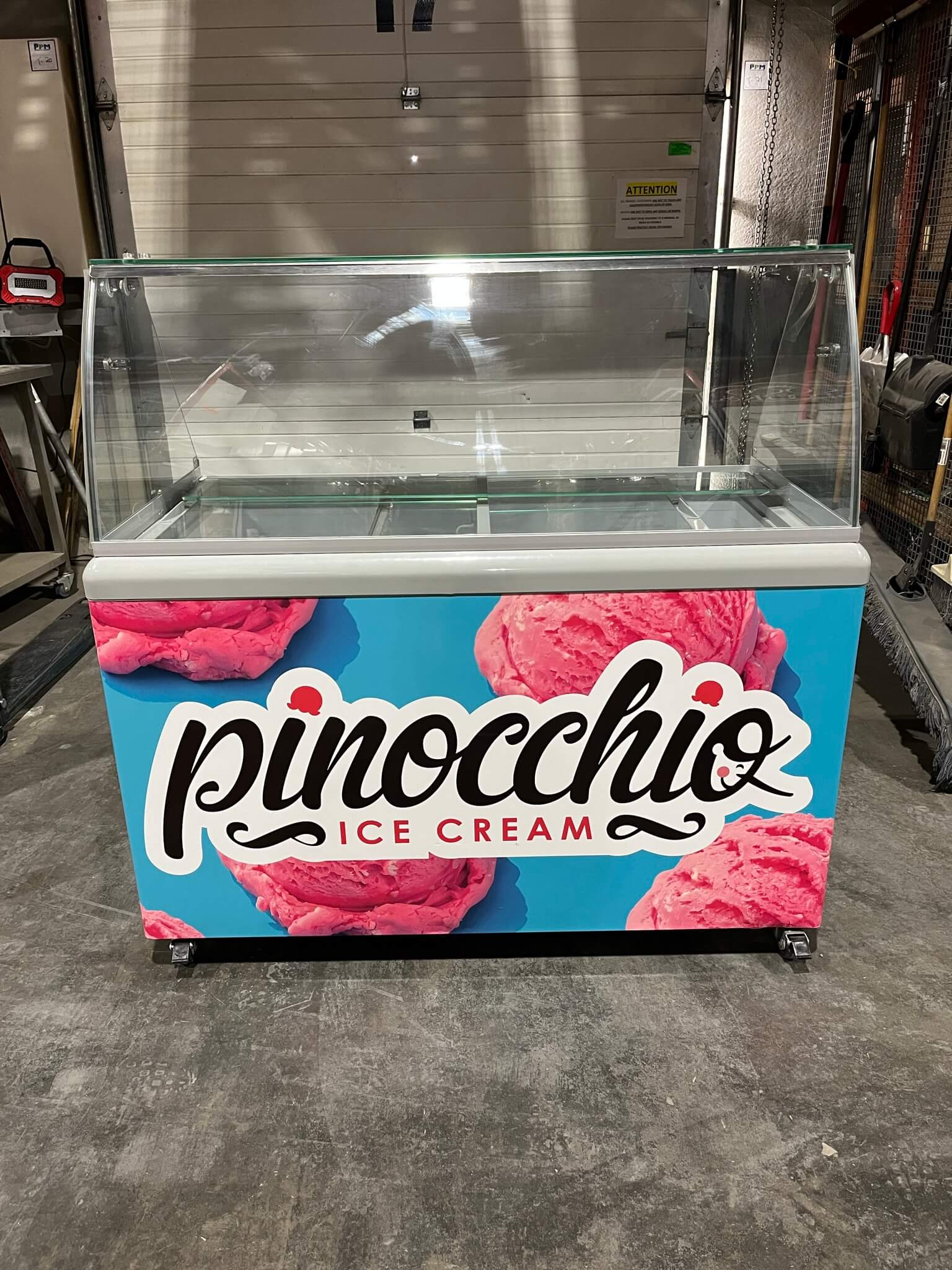 Clearance Ice Cream 8 Dipping Cabinet Fr