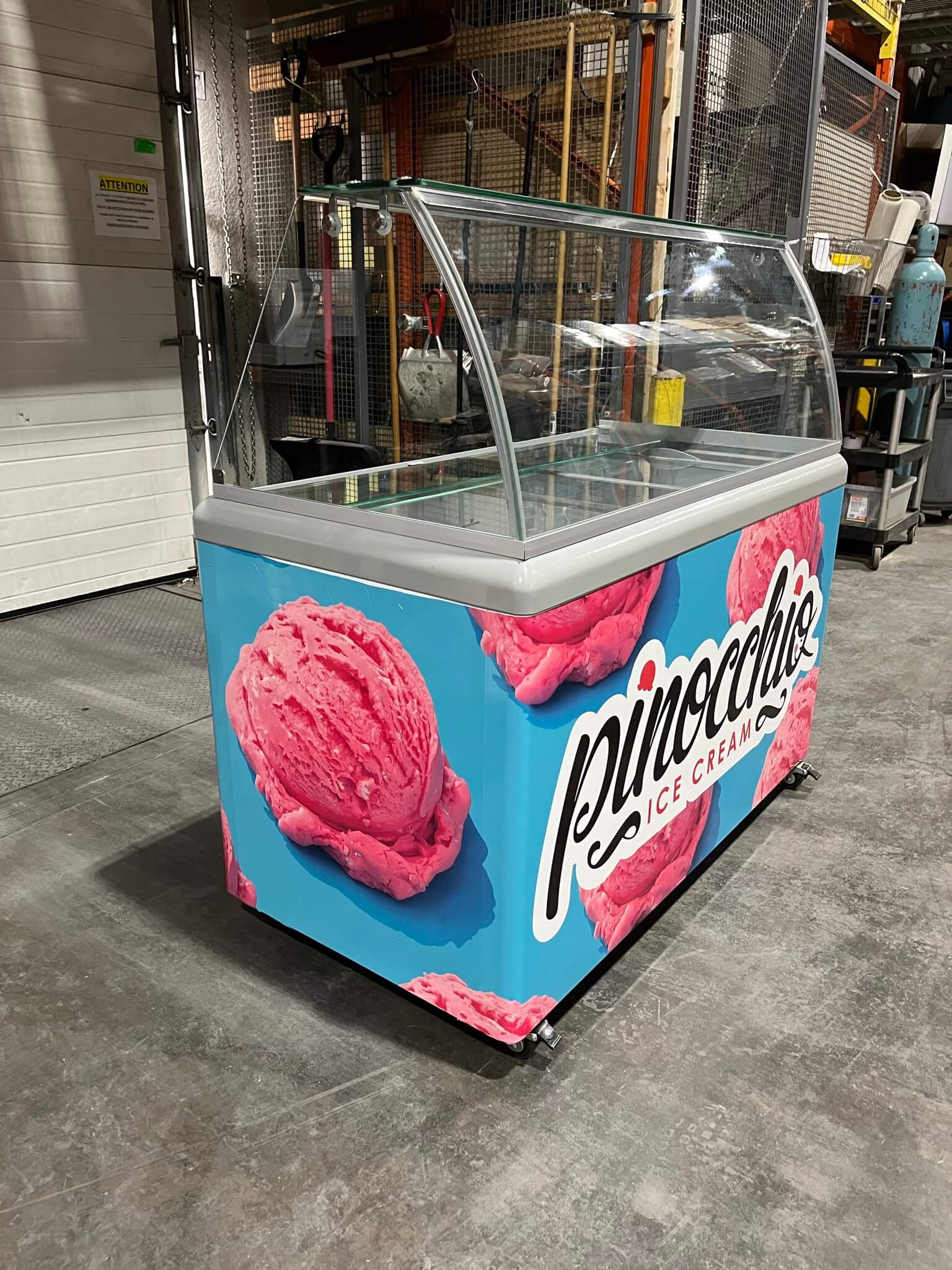 Clearance Ice Cream 8 Dipping Cabinet Fr