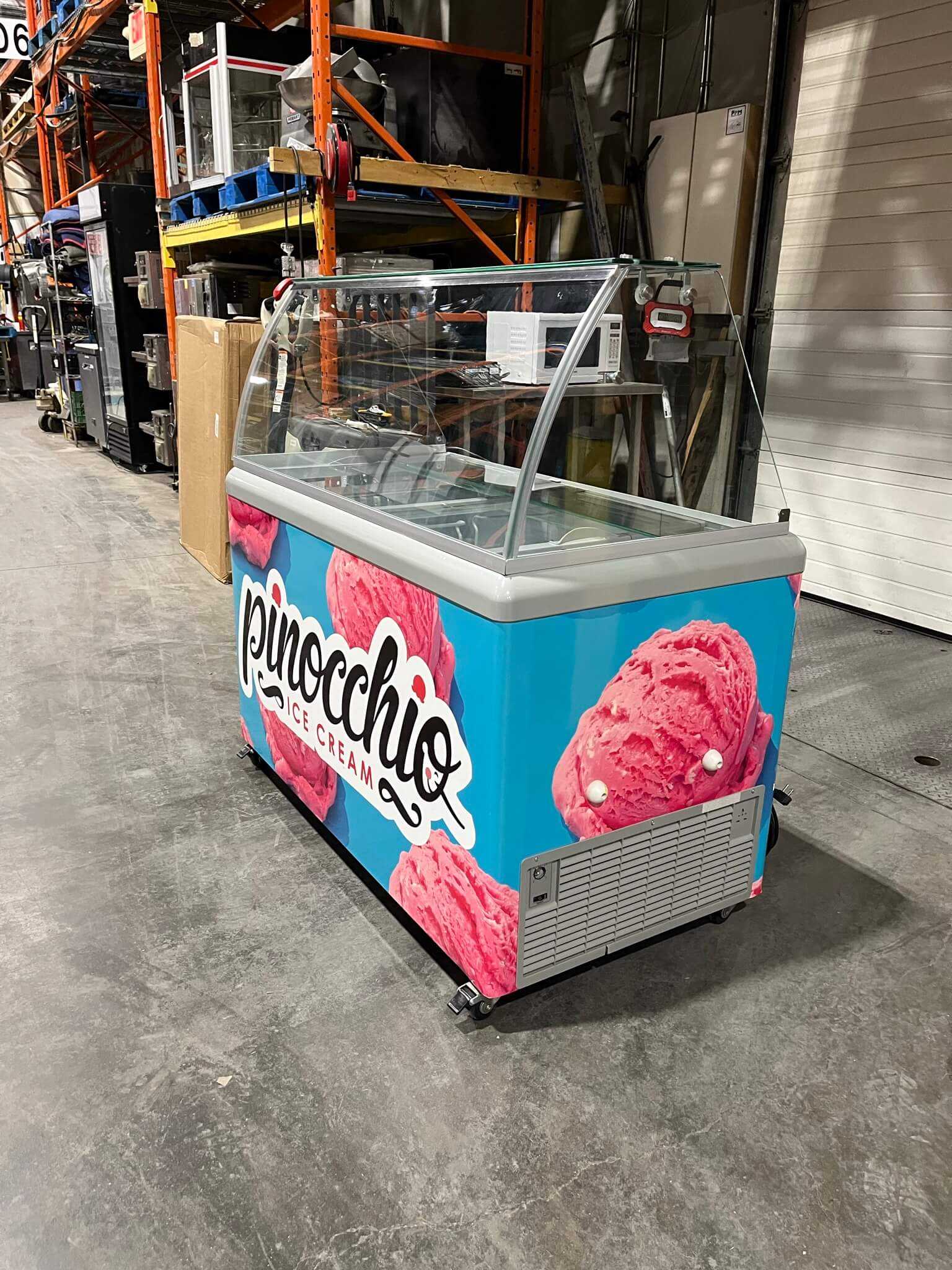 Clearance Ice Cream 8 Dipping Cabinet Fr