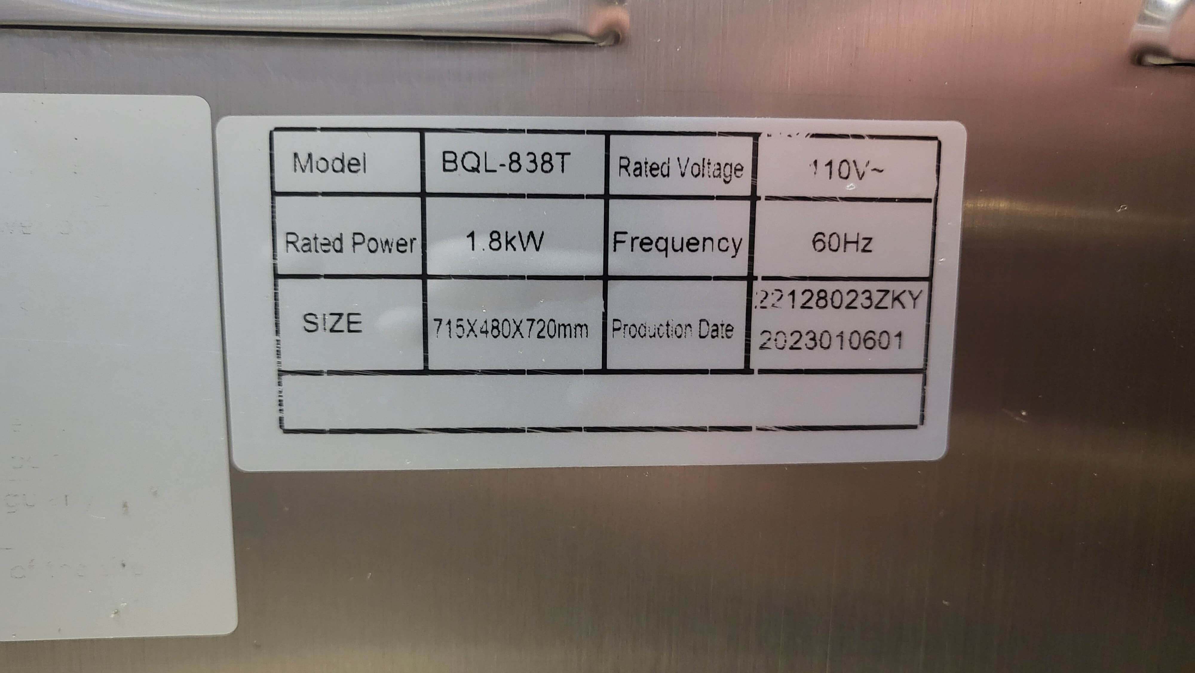 Jieguan BQL-838T Ice Cream Machine