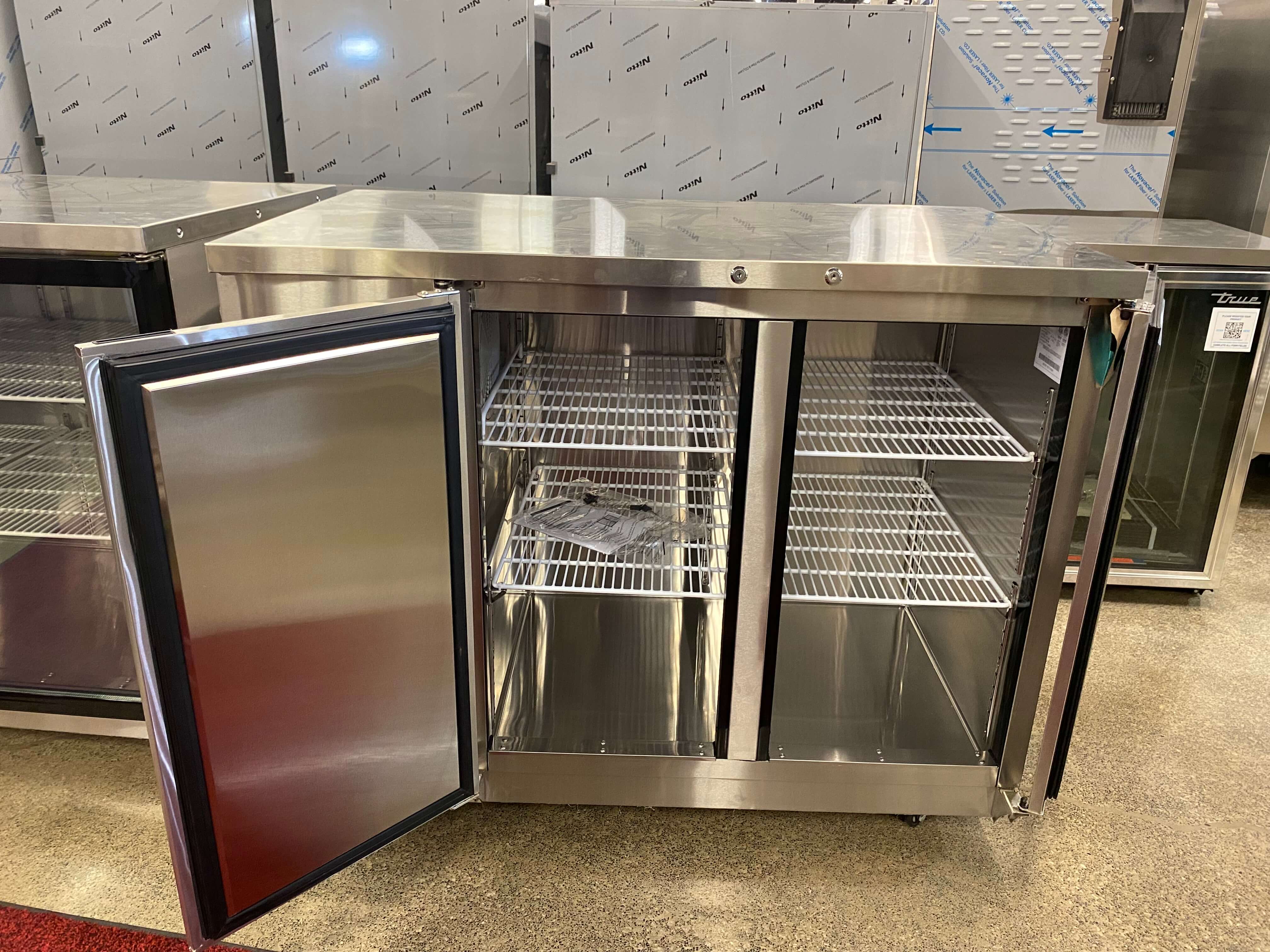 Thumbnail - Atosa MBB48GR Back Bar Solid Door Cooler