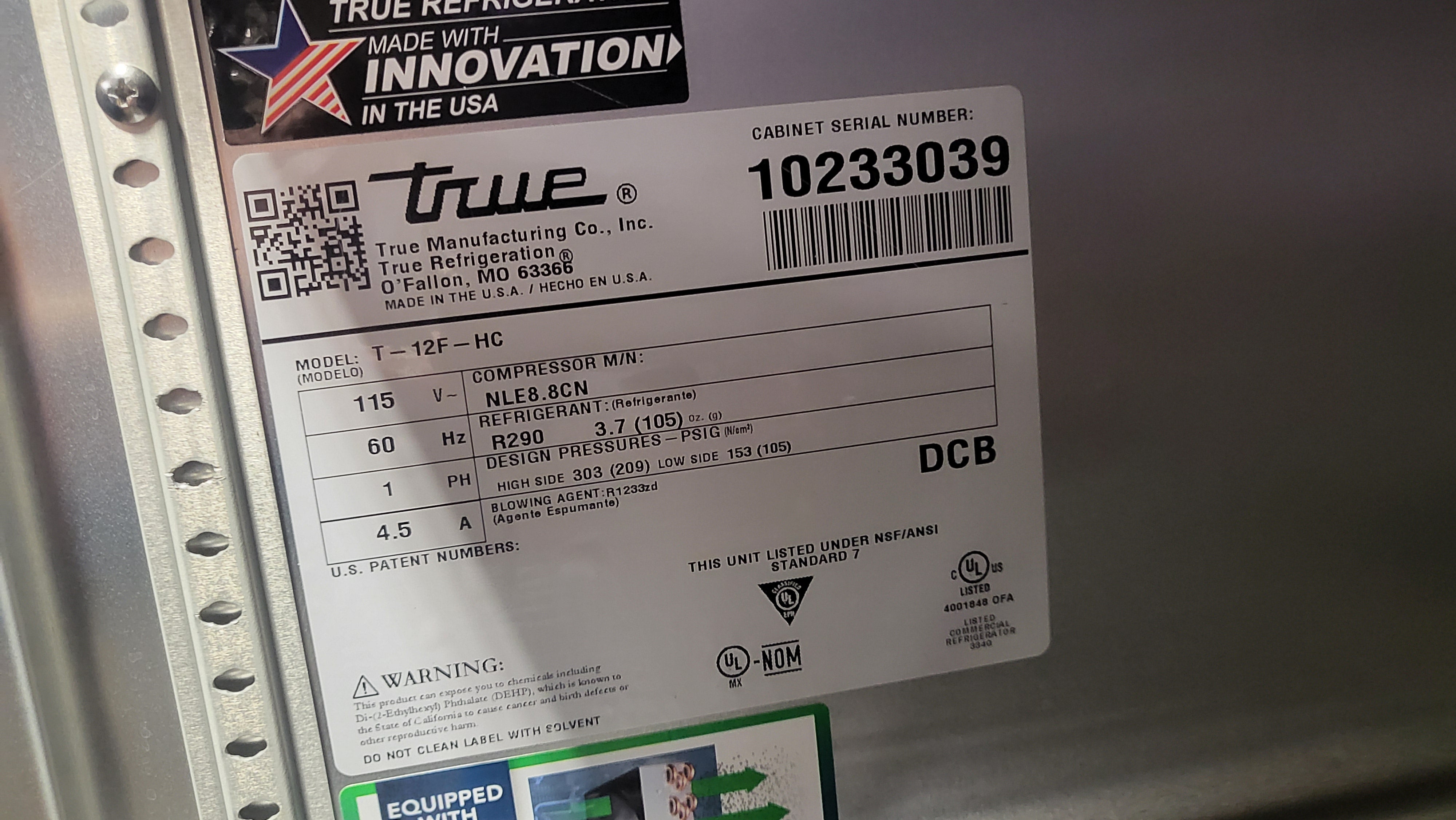 Thumbnail - True T-12F-HC Solid Door Freezer