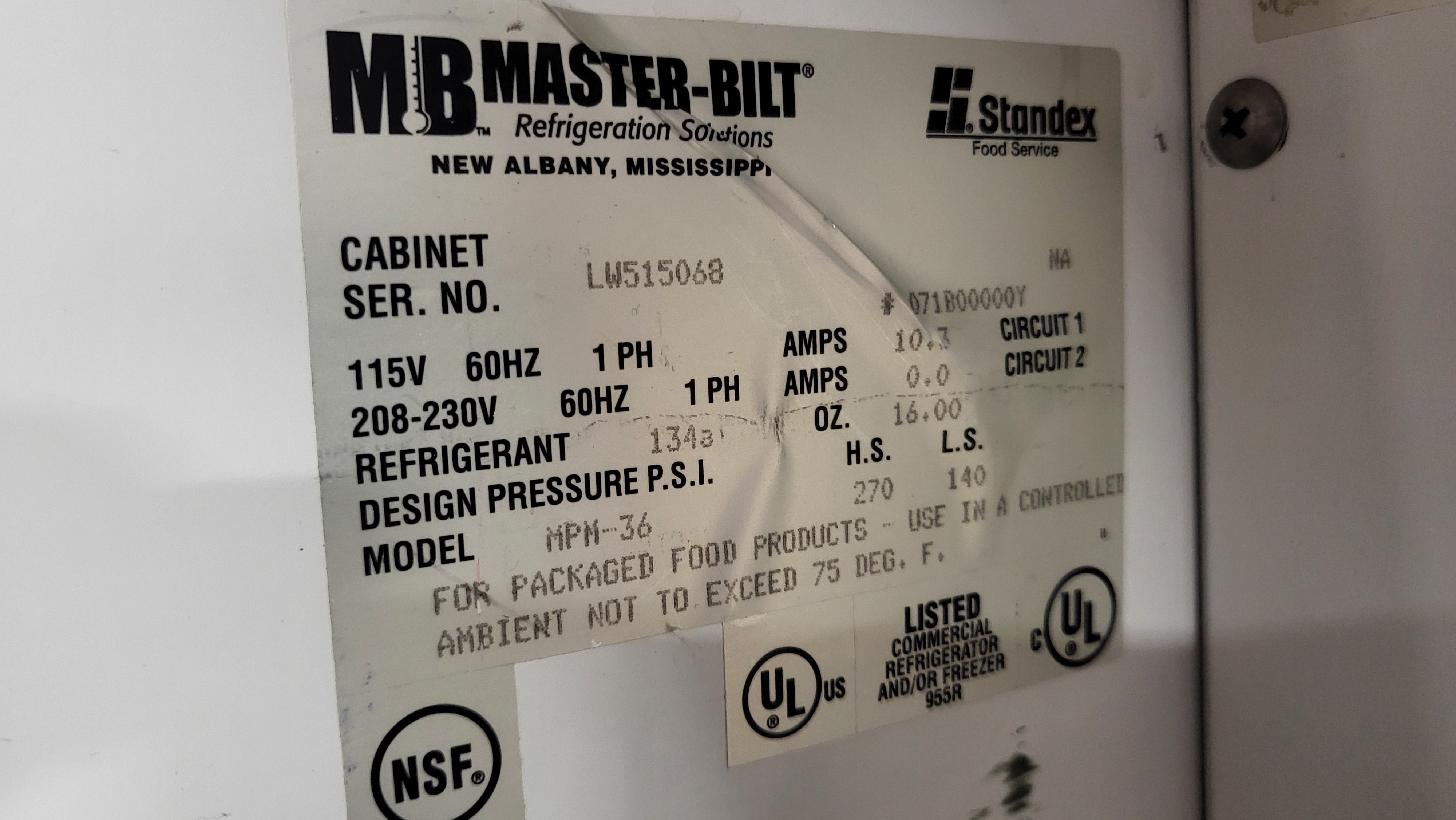 Thumbnail - Masterbilt MPM-36 Open Display Cooler