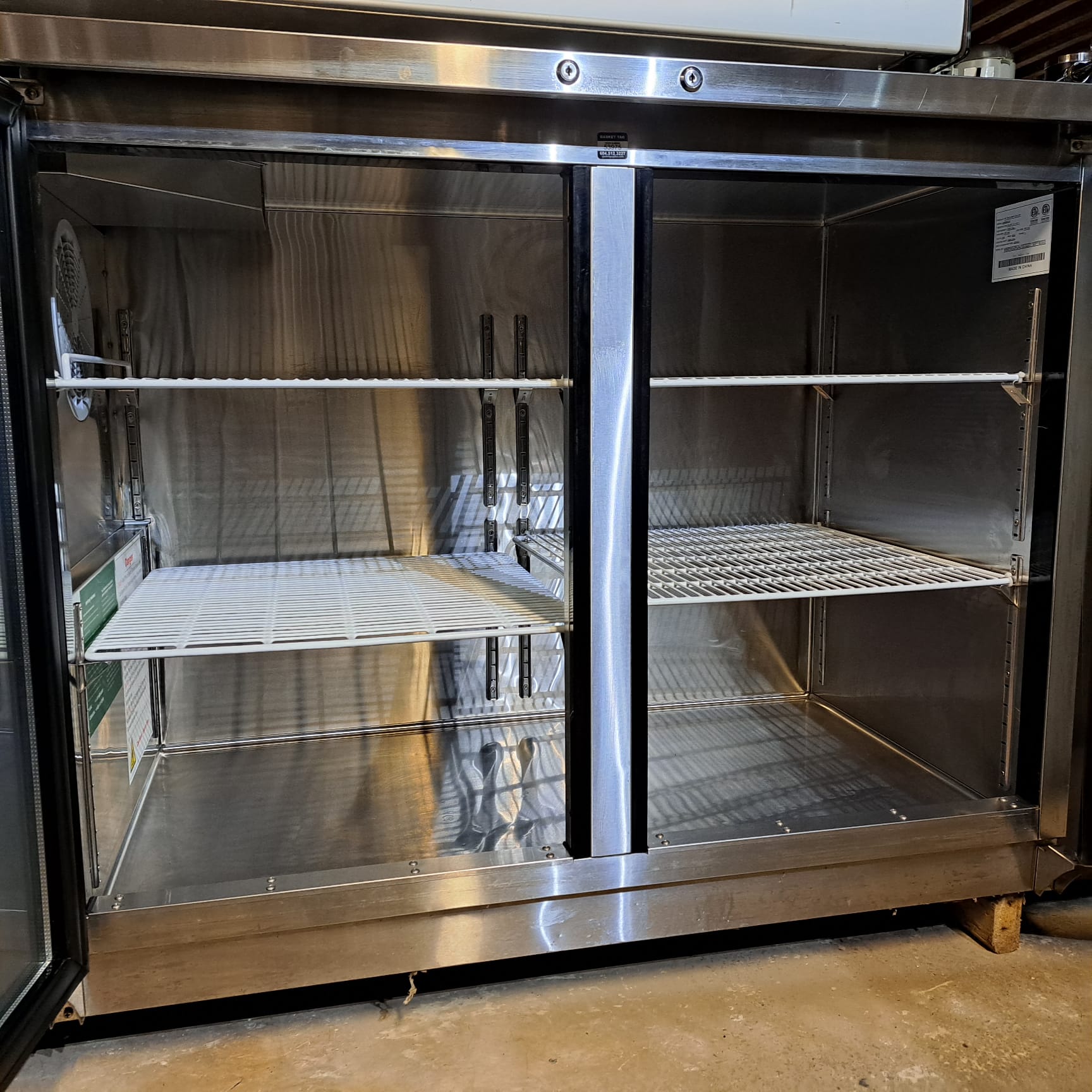Atosa MBB59GGR Refrigerated Back Bar Cabinet