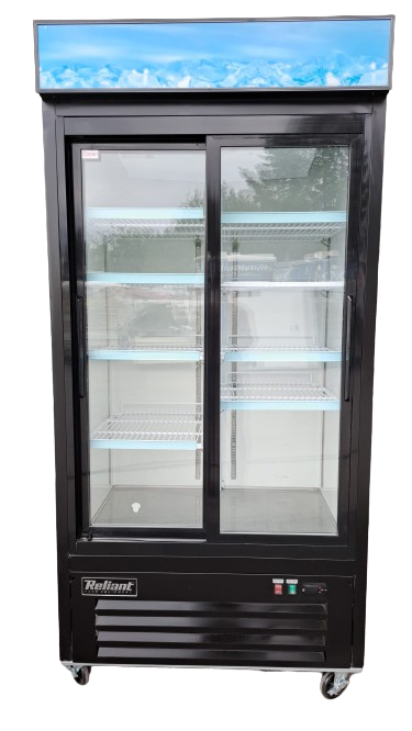 Reliant G938YBM2F-HC 34 cu. ft. Two Sliding Glass Door Cooler