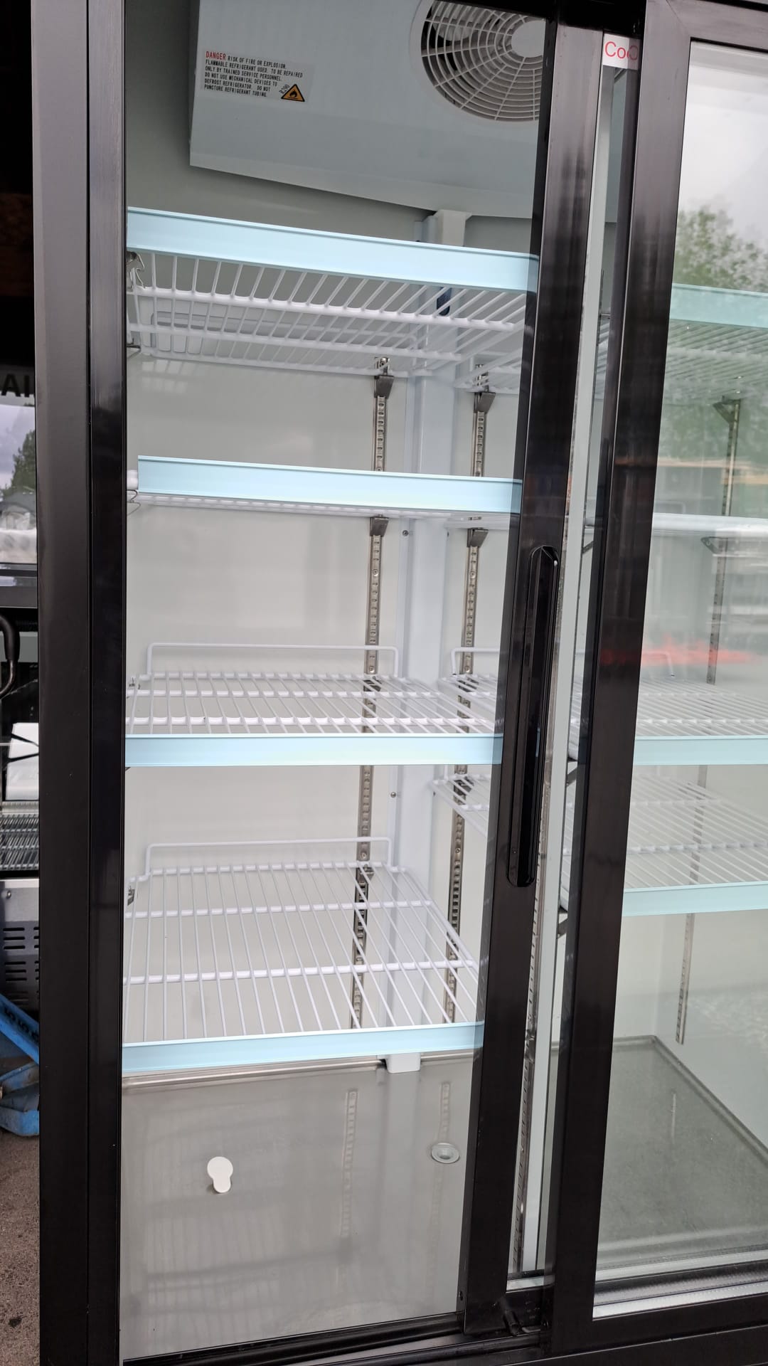 Reliant G938YBM2F-HC 34 cu. ft. Two Sliding Glass Door Cooler