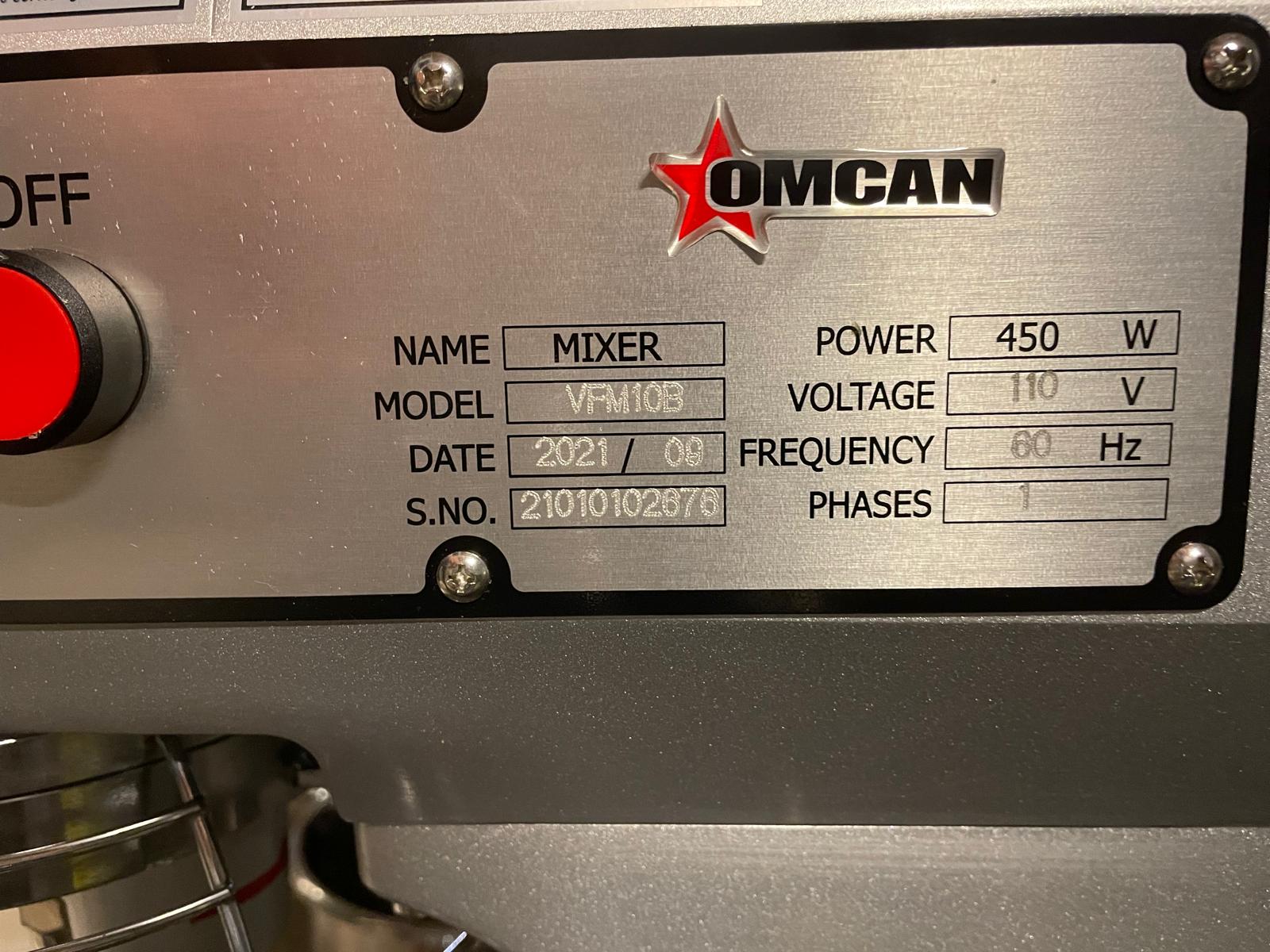 Omcan VFM10B Planetary Mixer