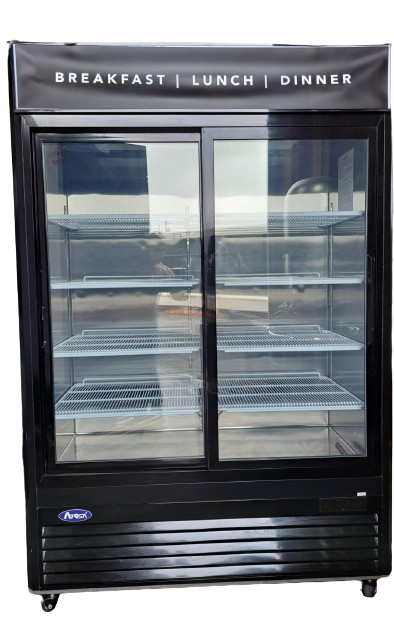 Atosa MCF8727GR Bottom Mount Glass Door Refrigerator