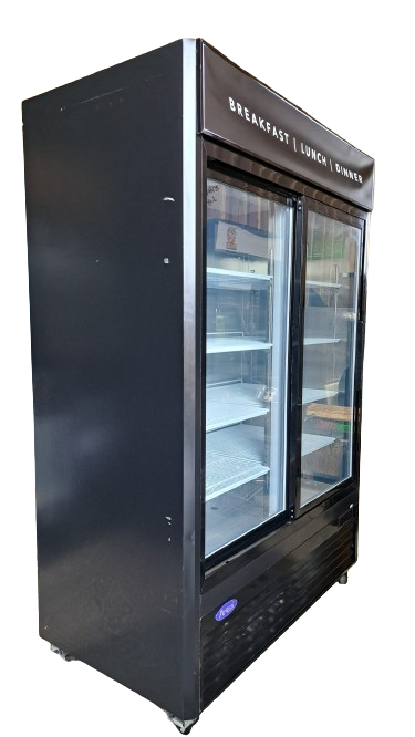 Atosa MCF8727GR Bottom Mount Glass Door Refrigerator