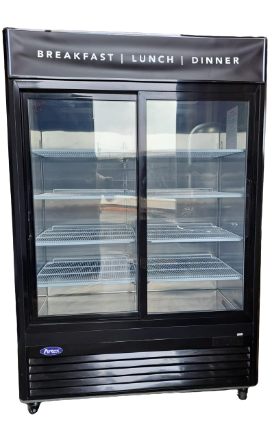 Atosa MCF8727GR Bottom Mount Glass Door Refrigerator