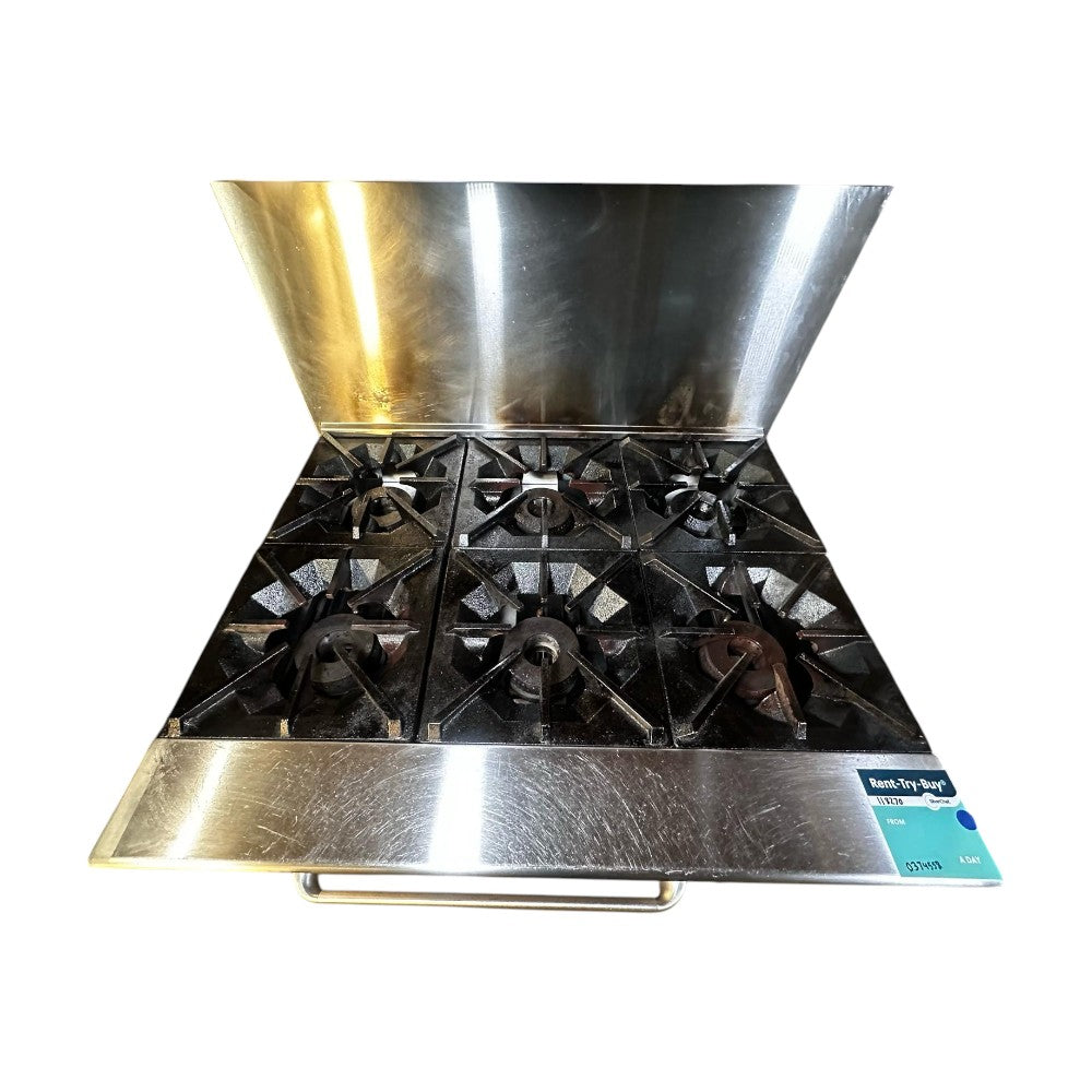 Atosa AGR-6B 6 Burner Range - 36 in - Natural Gas