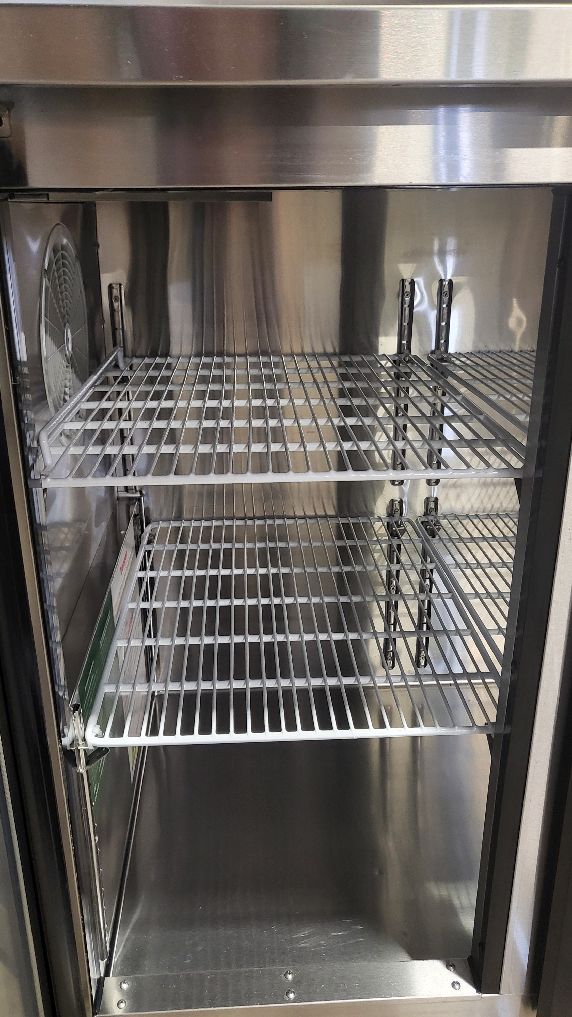 Atosa MBB48GGR 48 Glass Two Door Back Bar Refrigerator