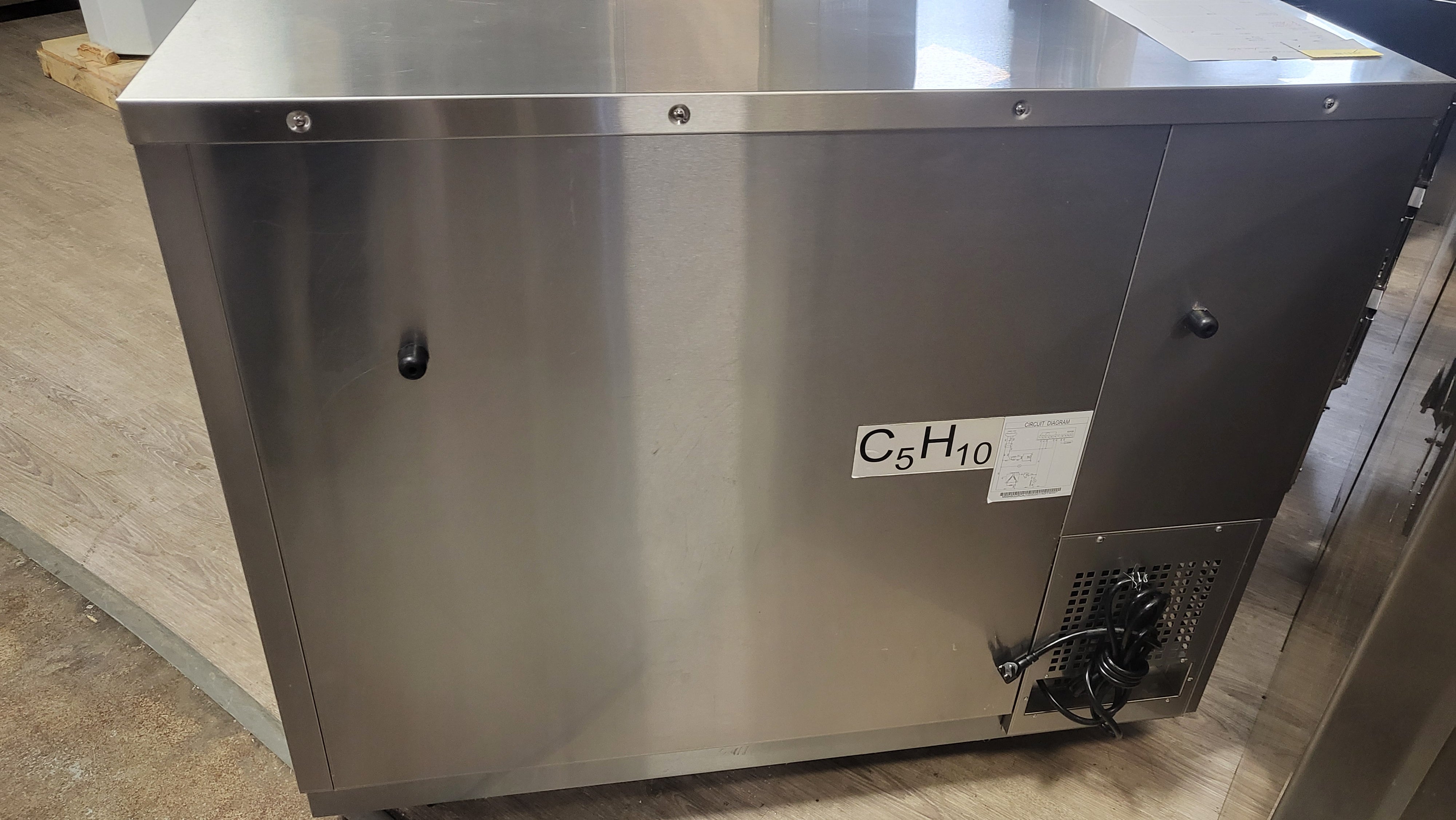 Atosa MBB48GGR 48 Glass Two Door Back Bar Refrigerator
