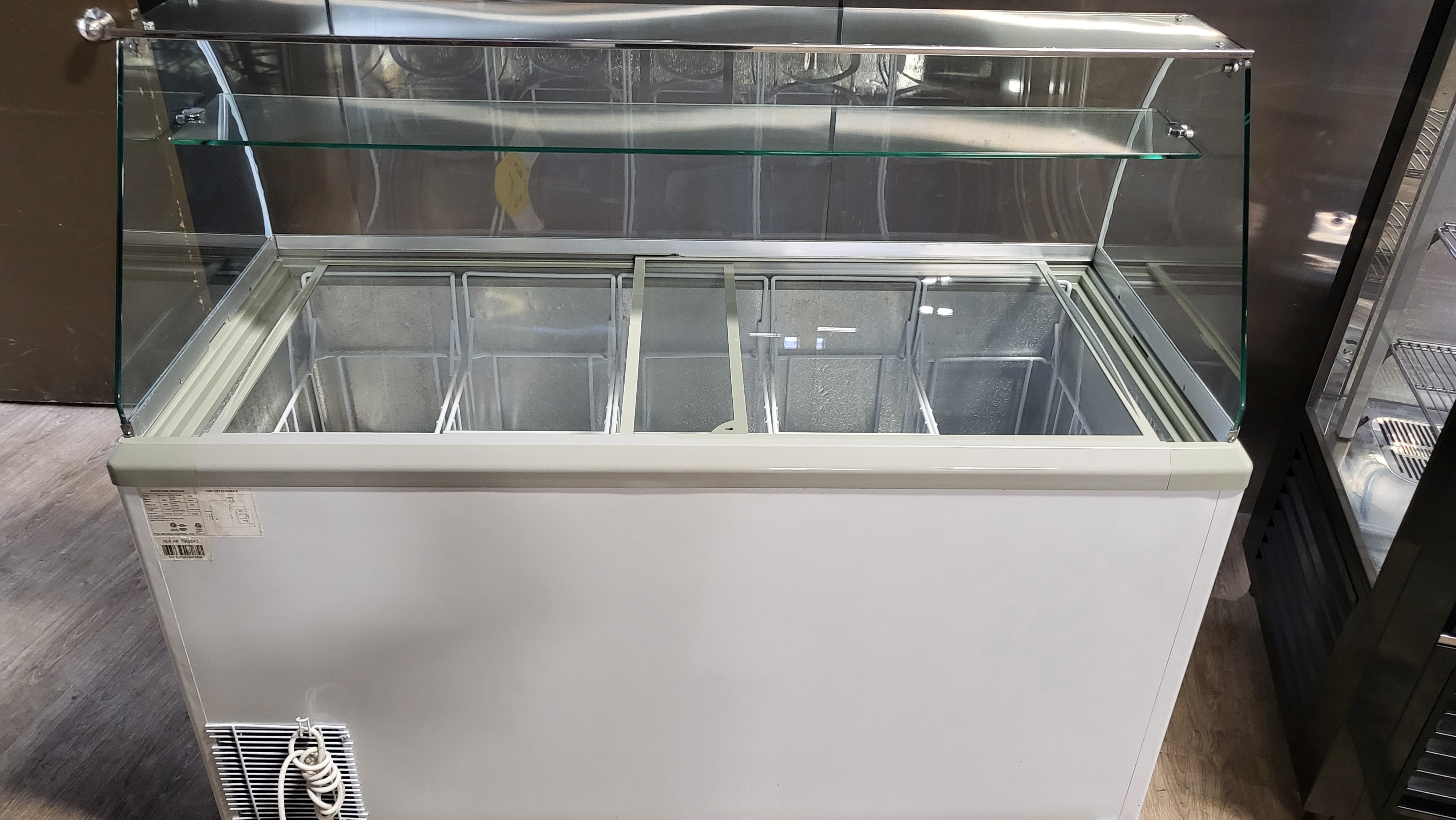 New Air NIF-60-DC Ice Cream Dipping Display Case