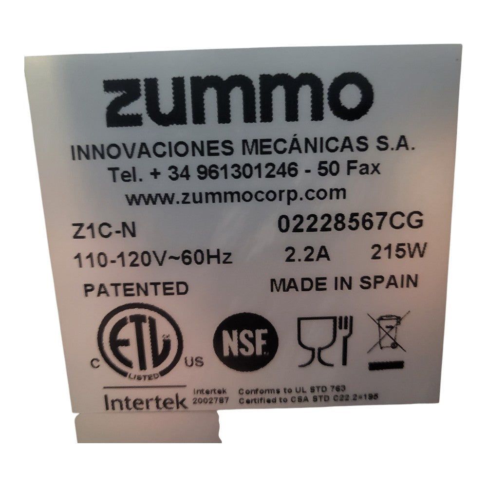 Zummo Z1C-N Electric Citrus Juicer