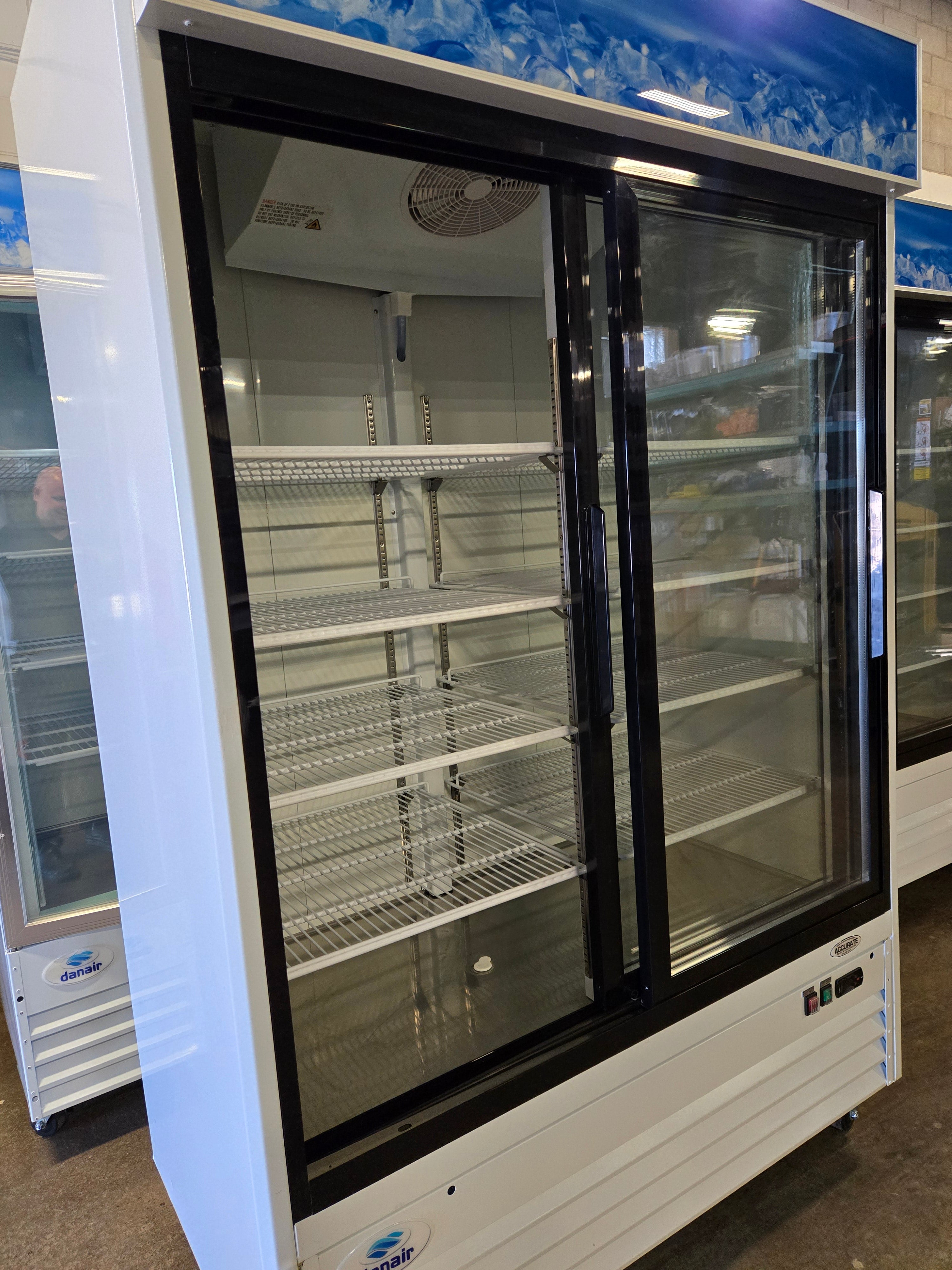 Danair NRG-2-GDC-53-HC Glass Door Refrigerator