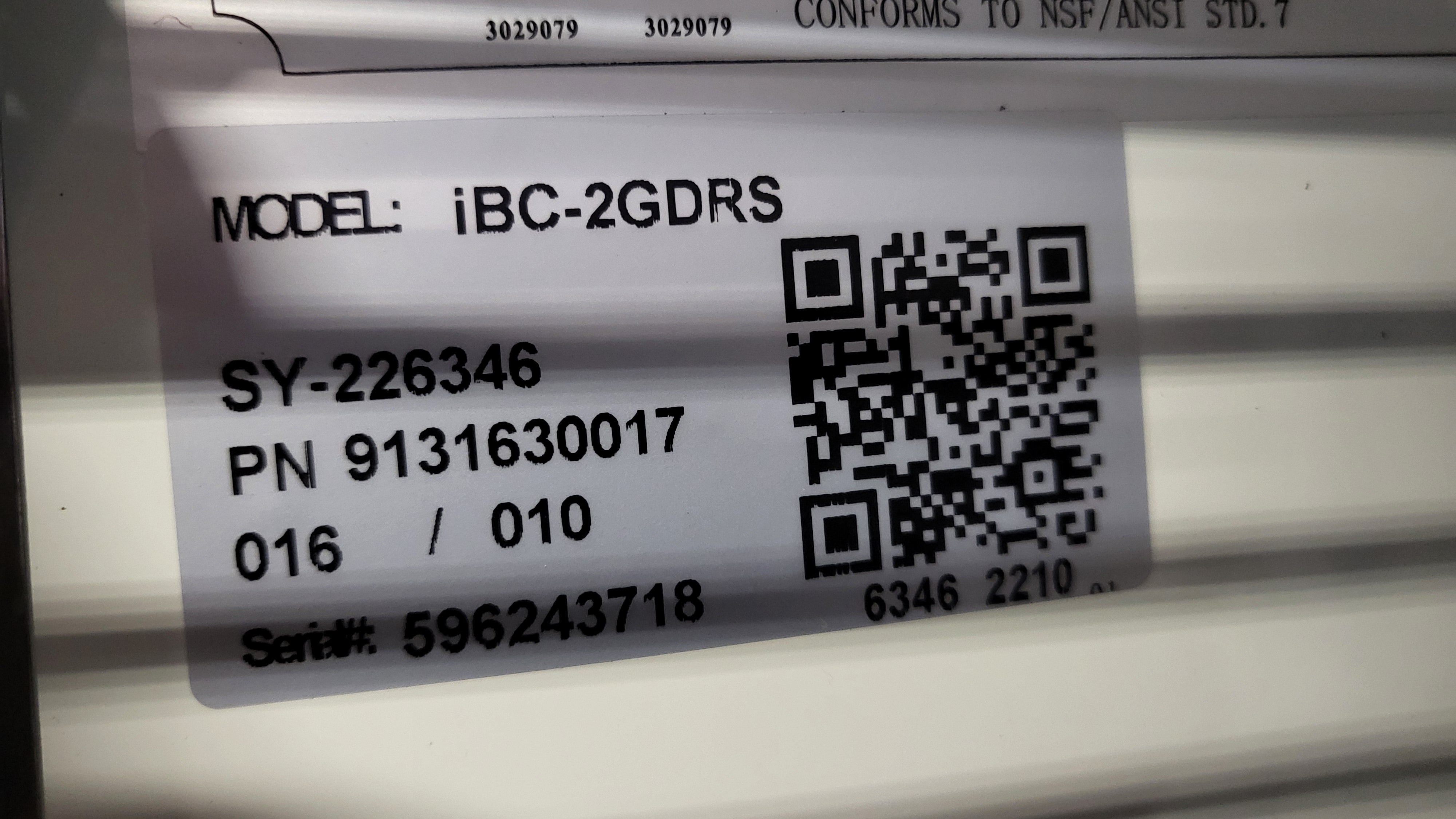 Ibeecool IBC-2GDRS Glass Door Fridge