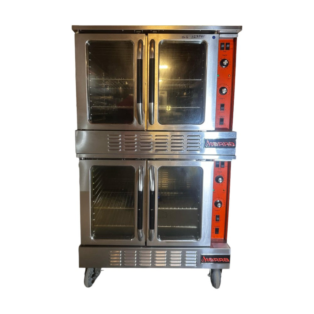 Sierra SRCO Double Stacked Convection Oven - Natural Gas