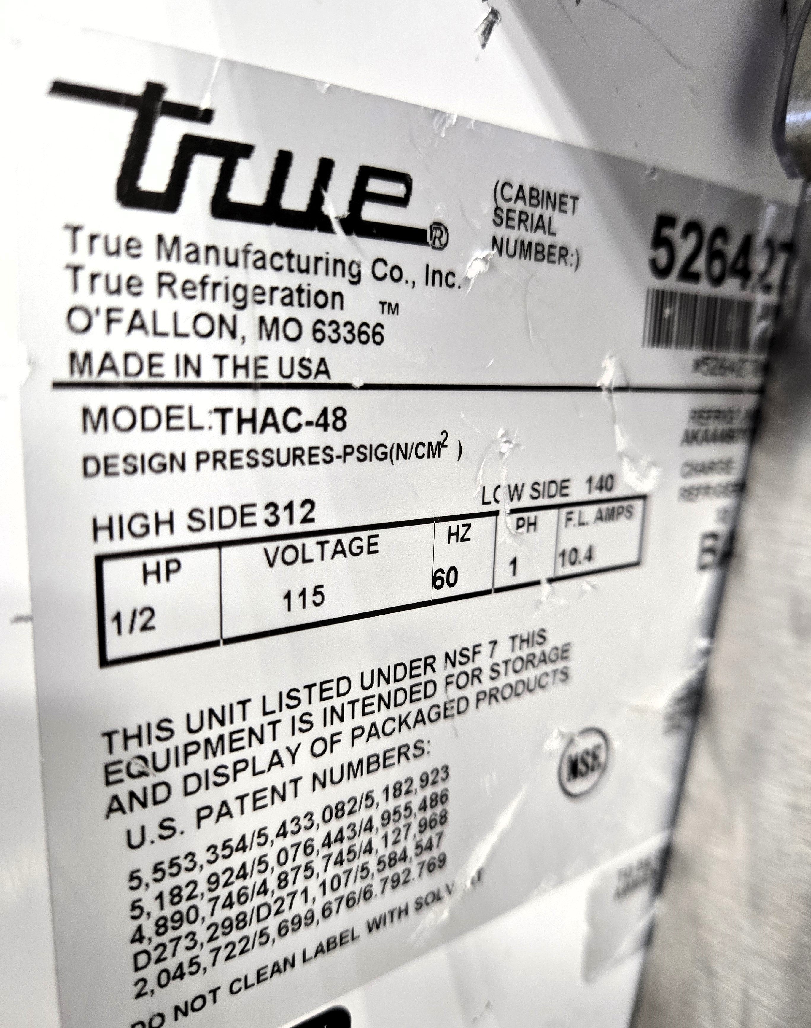 True THAC-48 Open Air Merchandiser