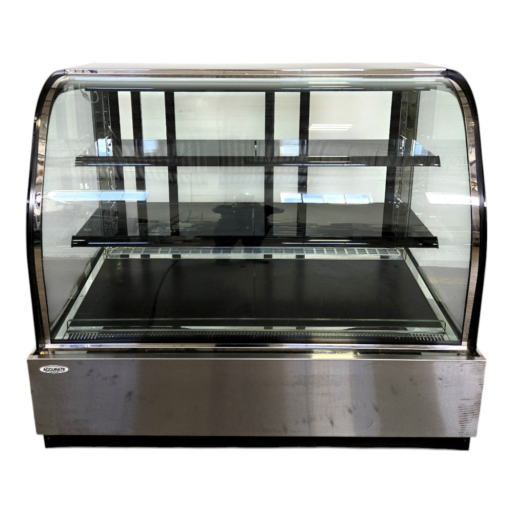 Omcan 44503 Curved Glass Refrigerated Display Case
