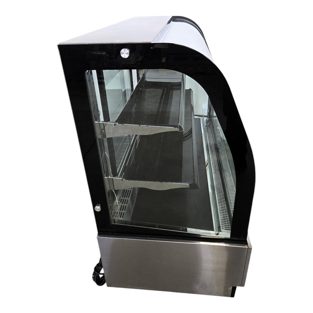 Omcan 44503 Curved Glass Refrigerated Display Case