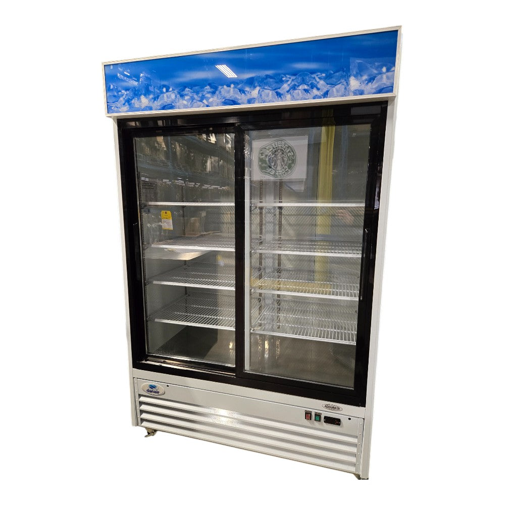 Danair NRG-2-GDC-53-HC Glass Door Refrigerator