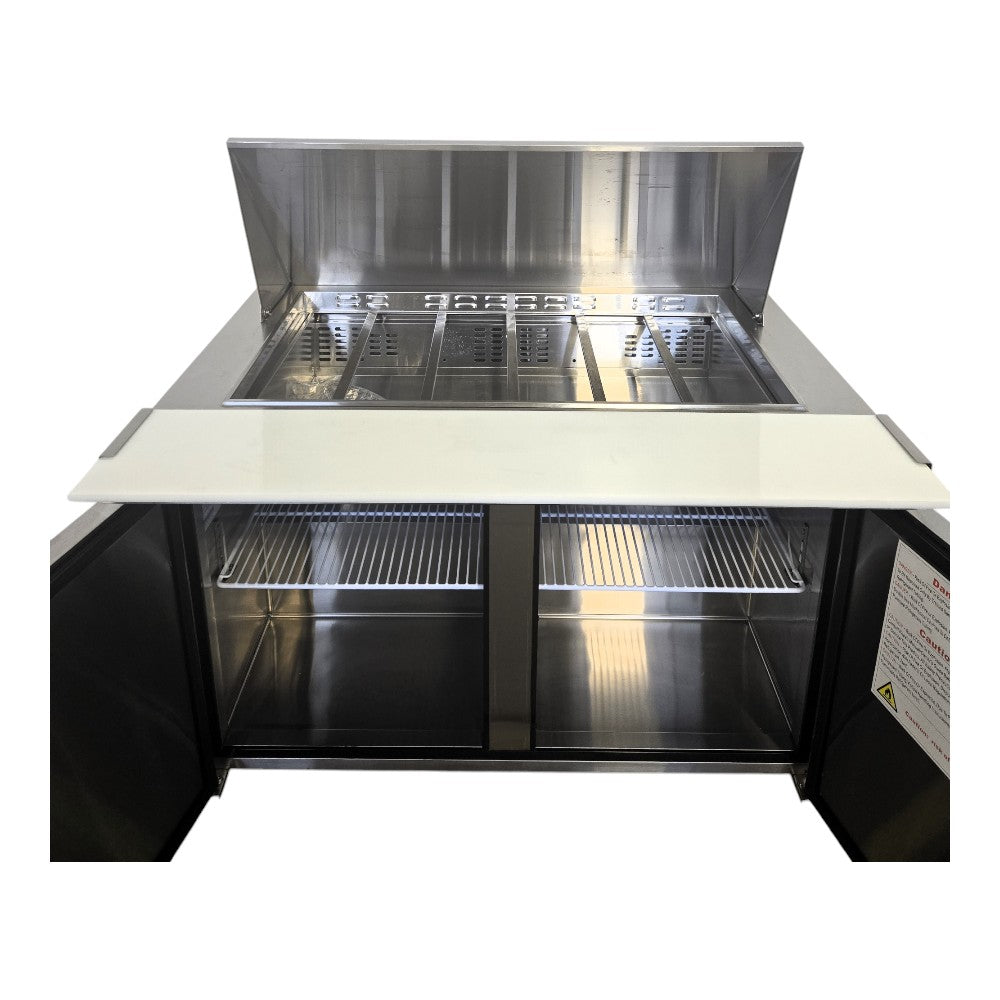 Atosa MSF8306GR 2 Door Mega Top Prep Refrigerator