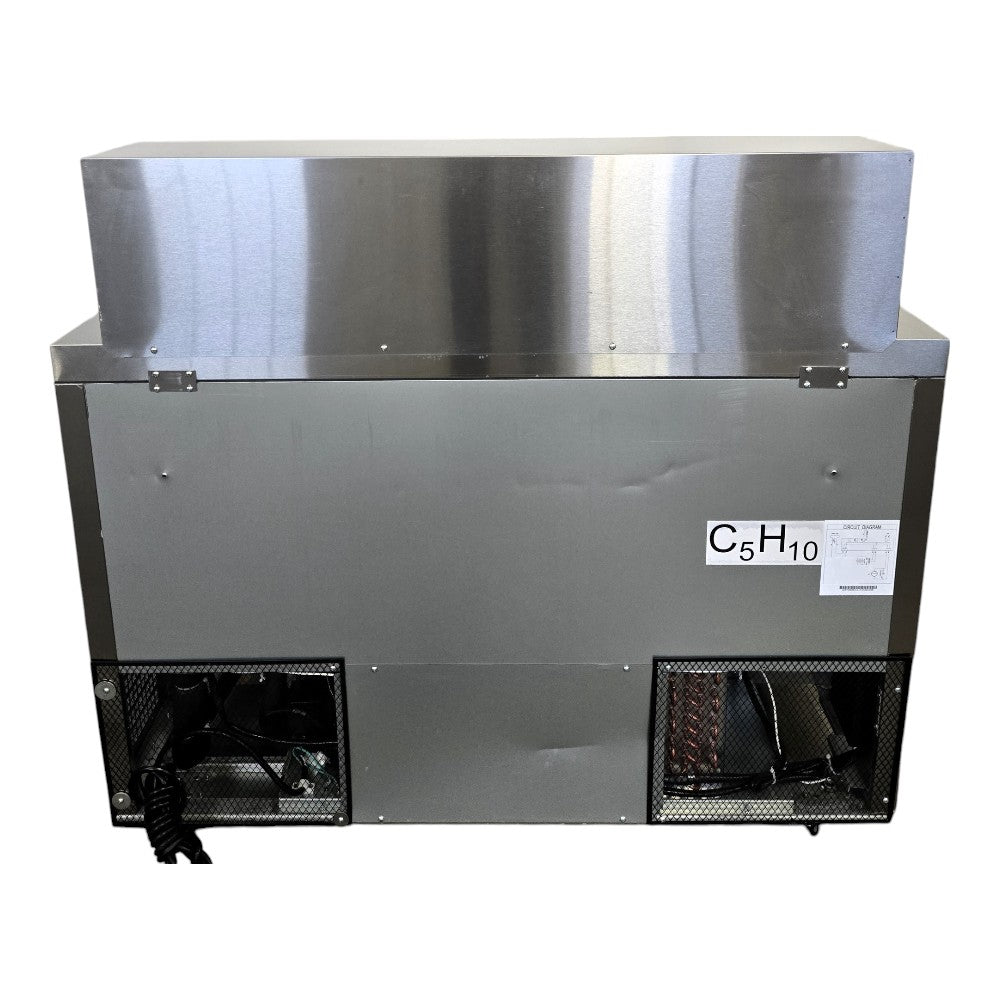 Atosa MSF8306GR 2 Door Mega Top Prep Refrigerator