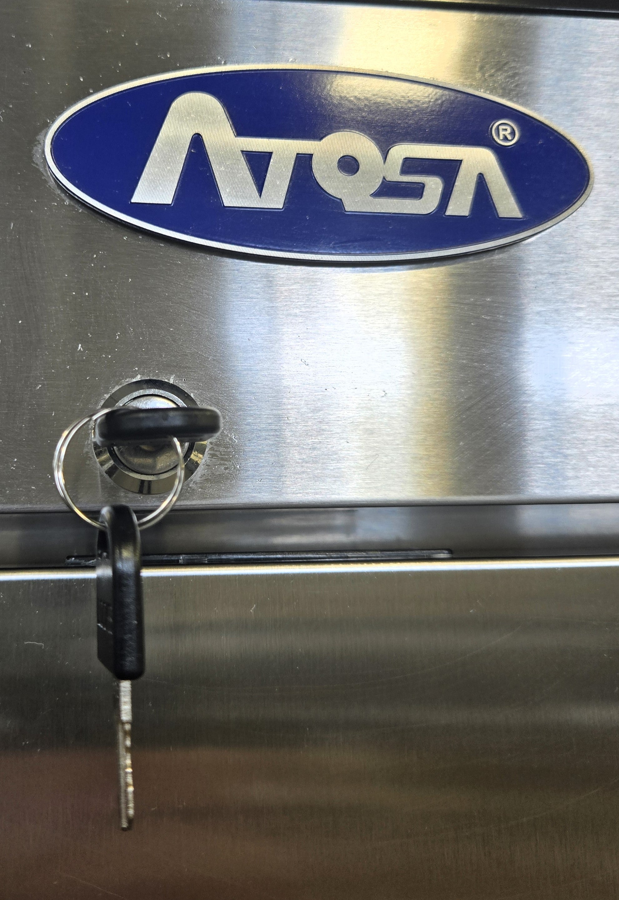 Atosa MBF8505GR Reach-In Refrigerator - Small Dent on Door