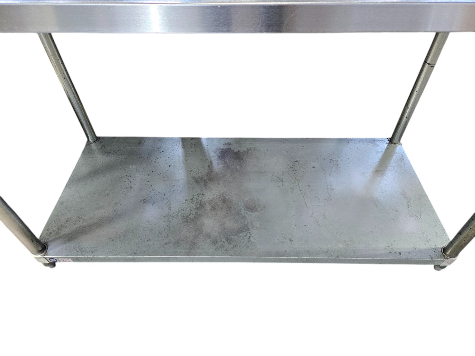 30x60 Stainless Steel Double Work Table