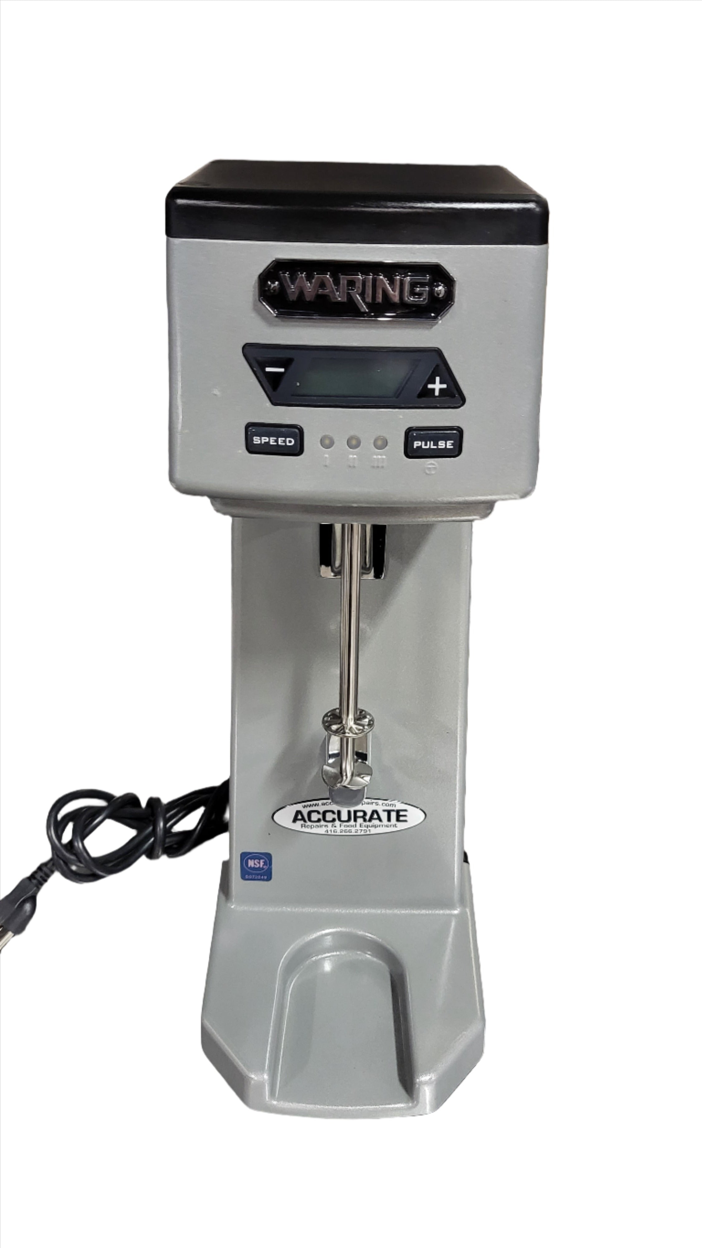 Waring WDM120TX Single Spindle Three Speed Drink Mixer with Timer