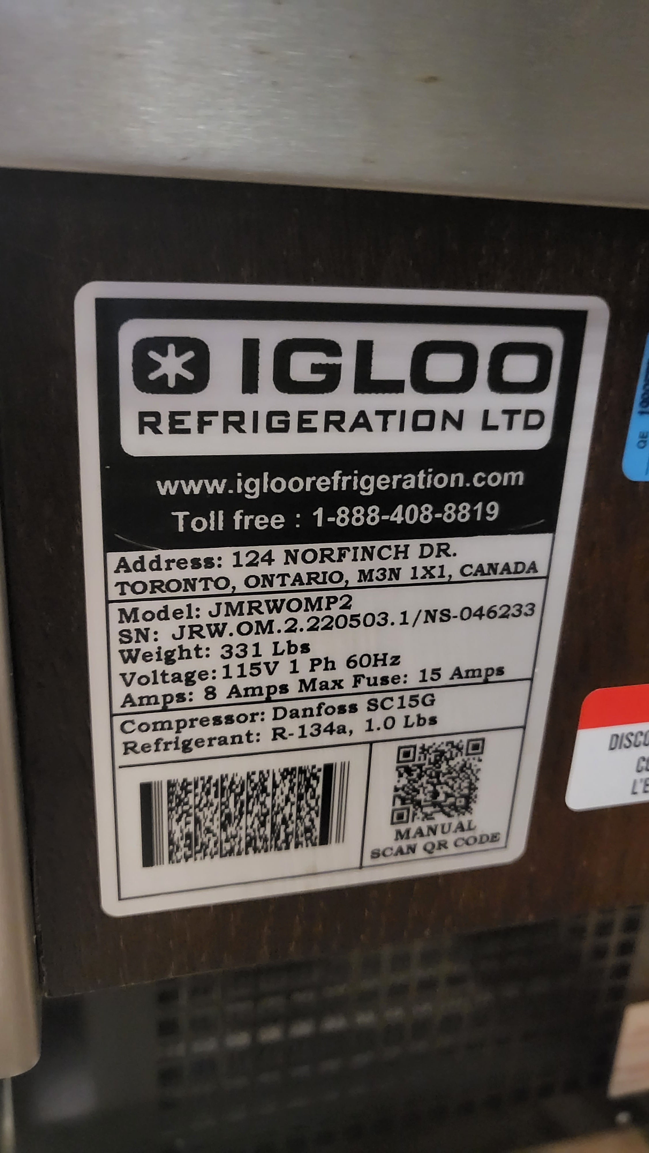 Thumbnail - Igloo JMRWOMP2 Display Cabinet