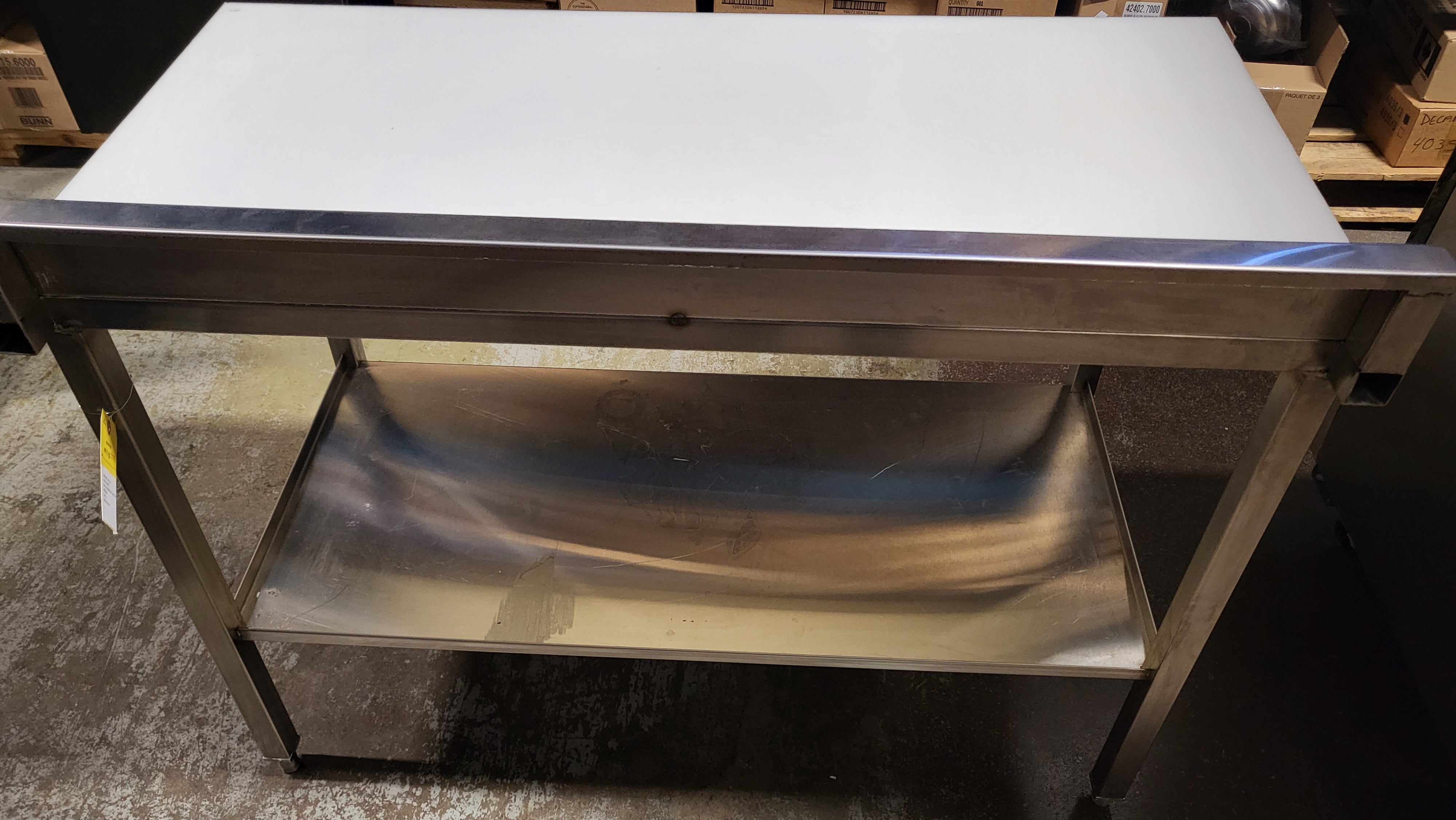 Thumbnail - Igloo Fabrication 24'' x 48'' Butcher Table with 3 sided brace