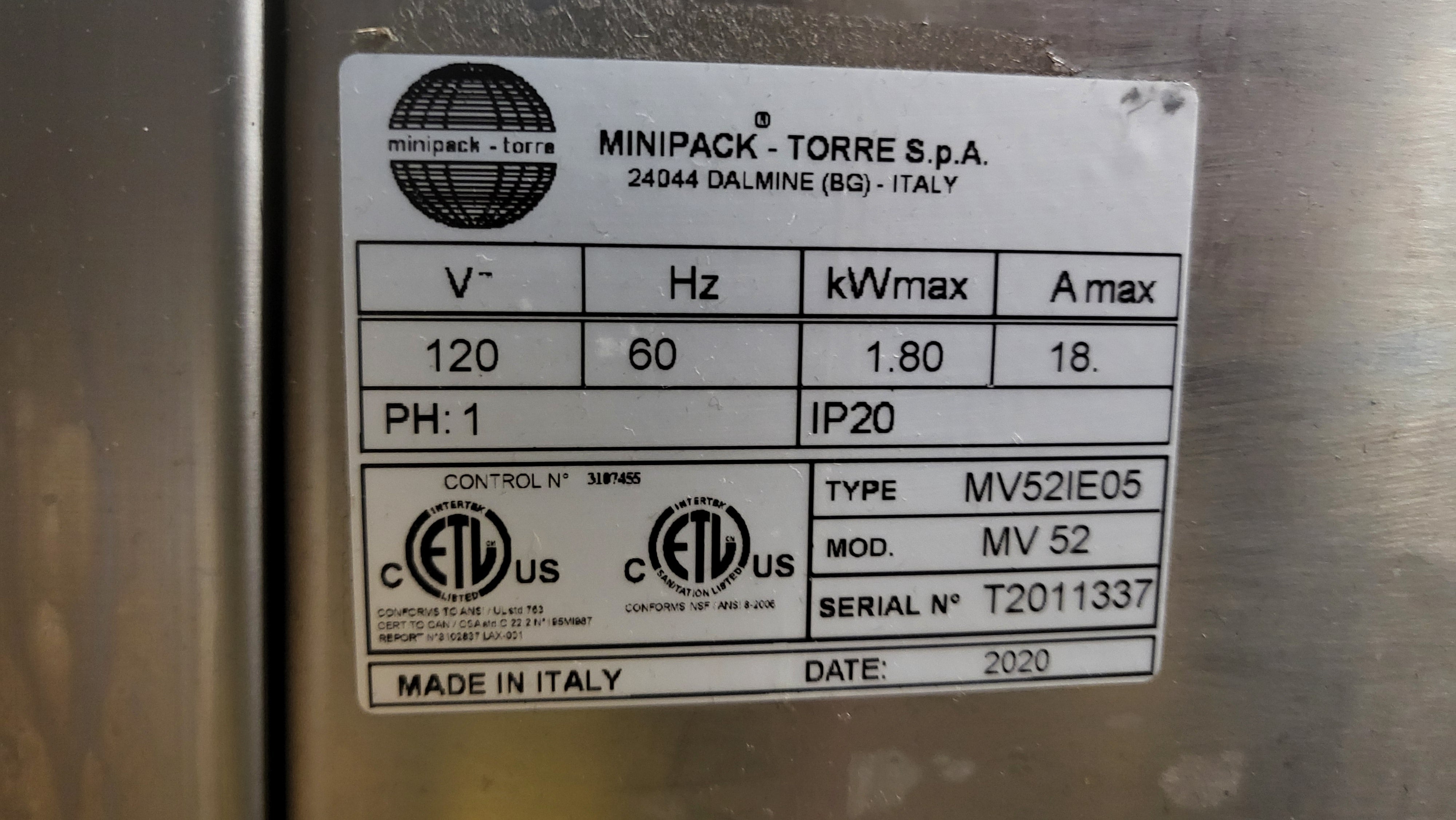 Thumbnail - Minipack MV-52X VacSmart Floor Model Chamber Vacuum Machine