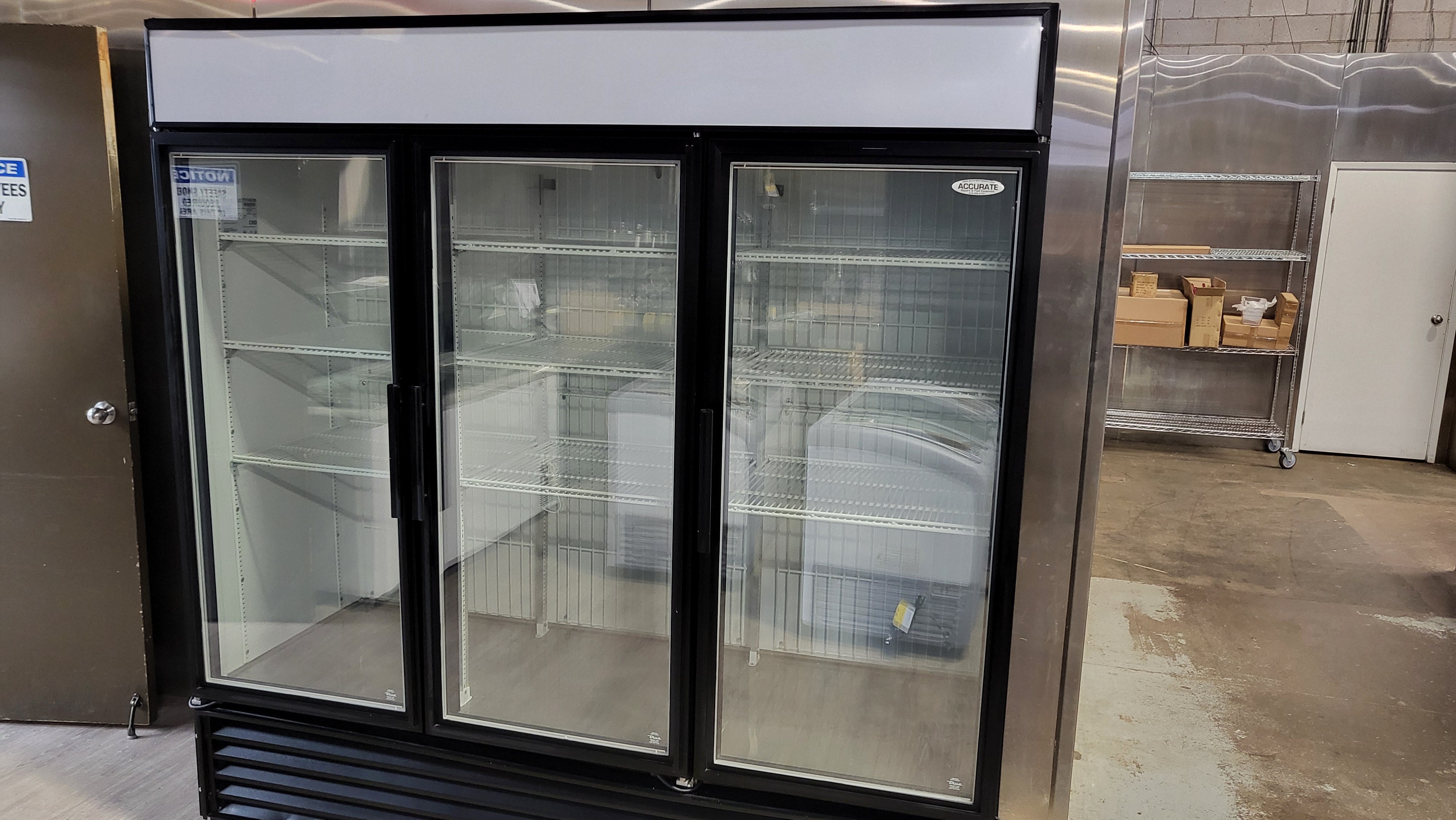 True GDM-72F-LD 3 Door Glass Freezer