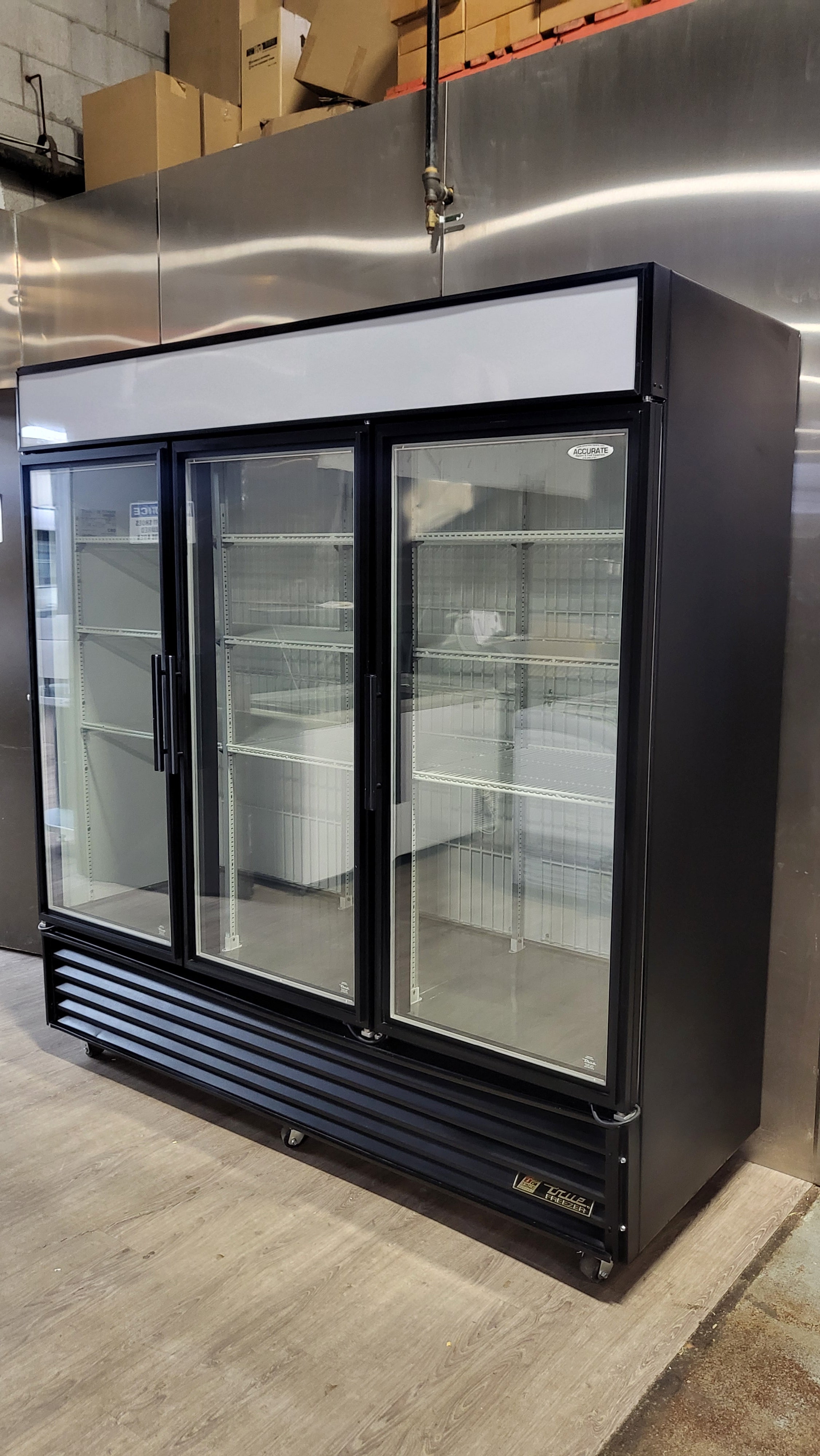 True GDM-72F-LD 3 Door Glass Freezer